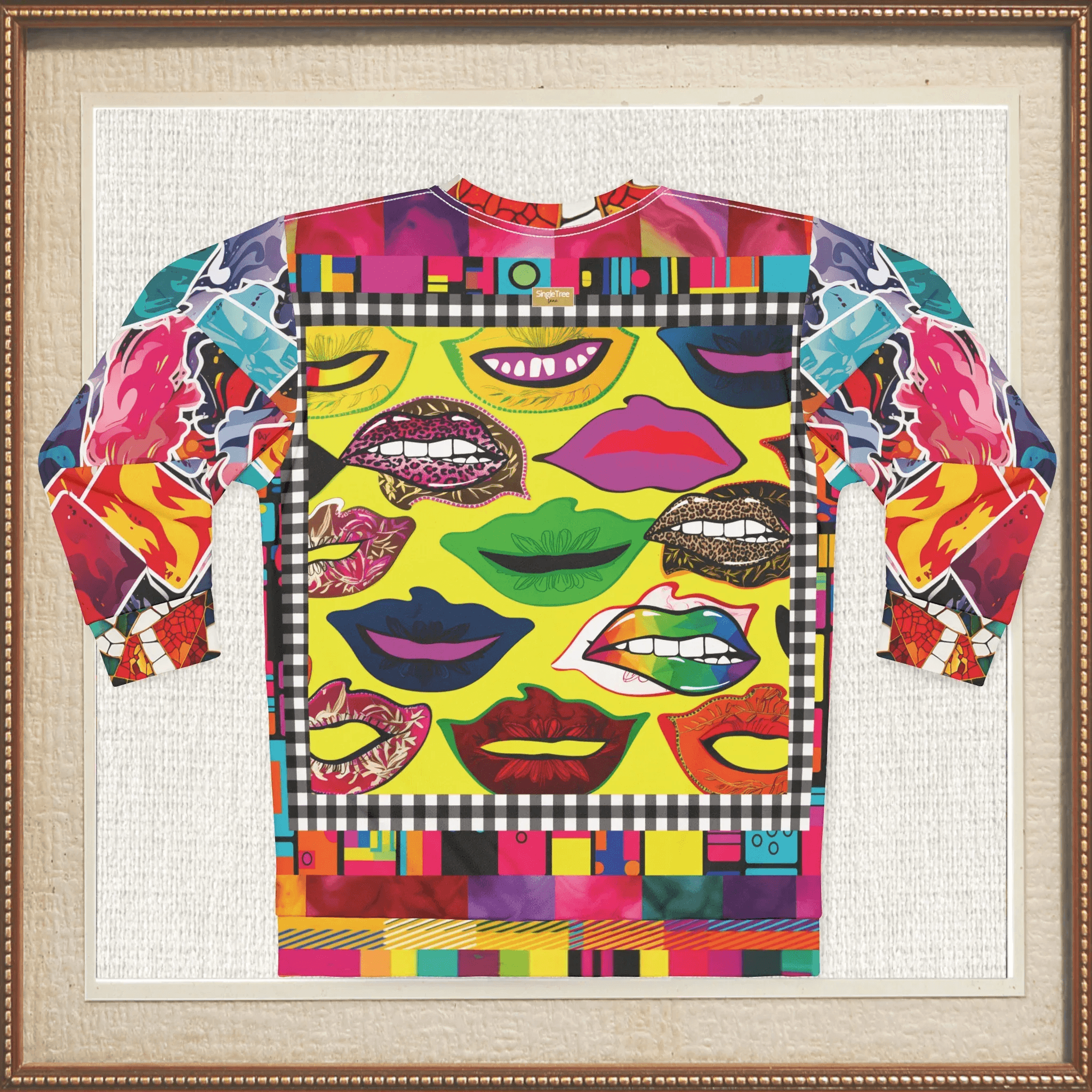 Lips on Display Unisex Sweatshirt (Gold Label)