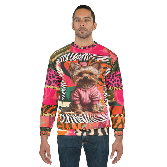 Little Miss Sunshine Yorkie Girl Unisex Sweatshirt (Gold Label)