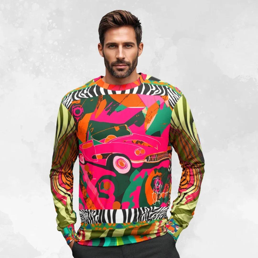 Little Pink Convertible Pop Art Unisex Sweatshirt (Gold Label)