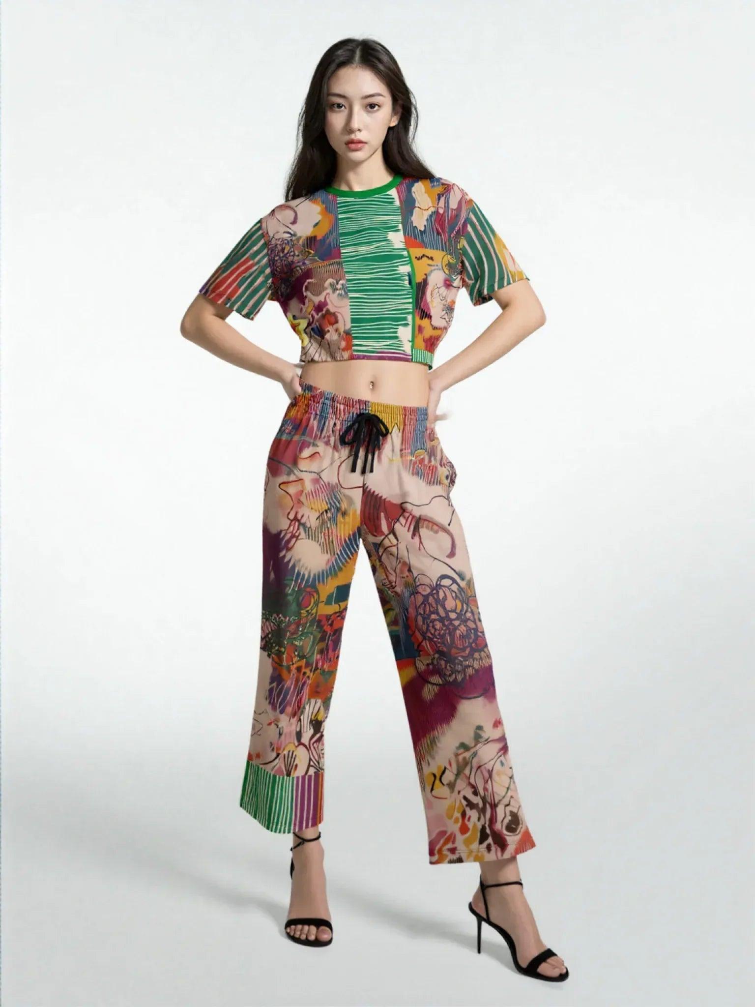 Live from Philadelphia Eco-Poly Short Sleeve Cropped Pullover