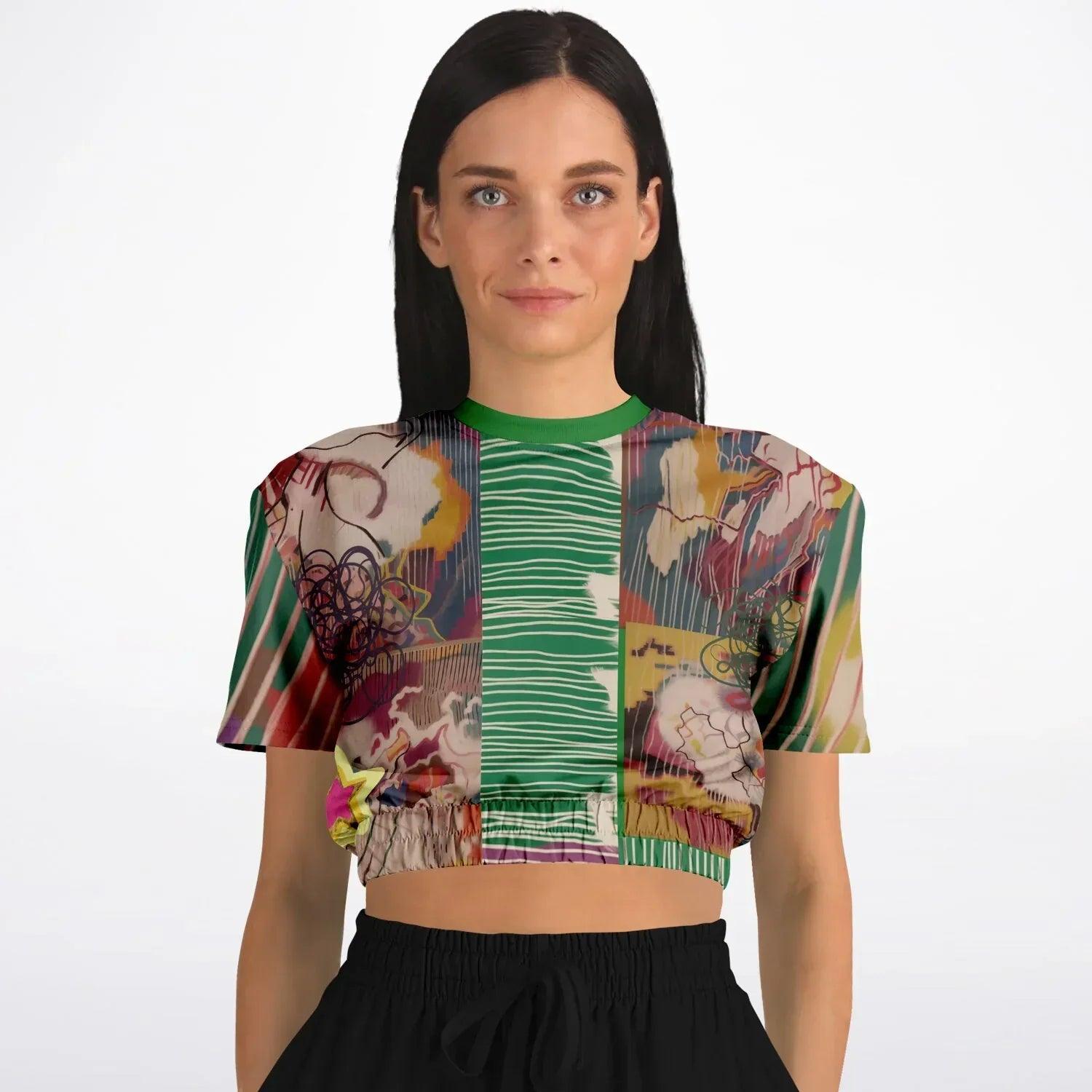 Live from Philadelphia Eco-Poly Short Sleeve Cropped Pullover