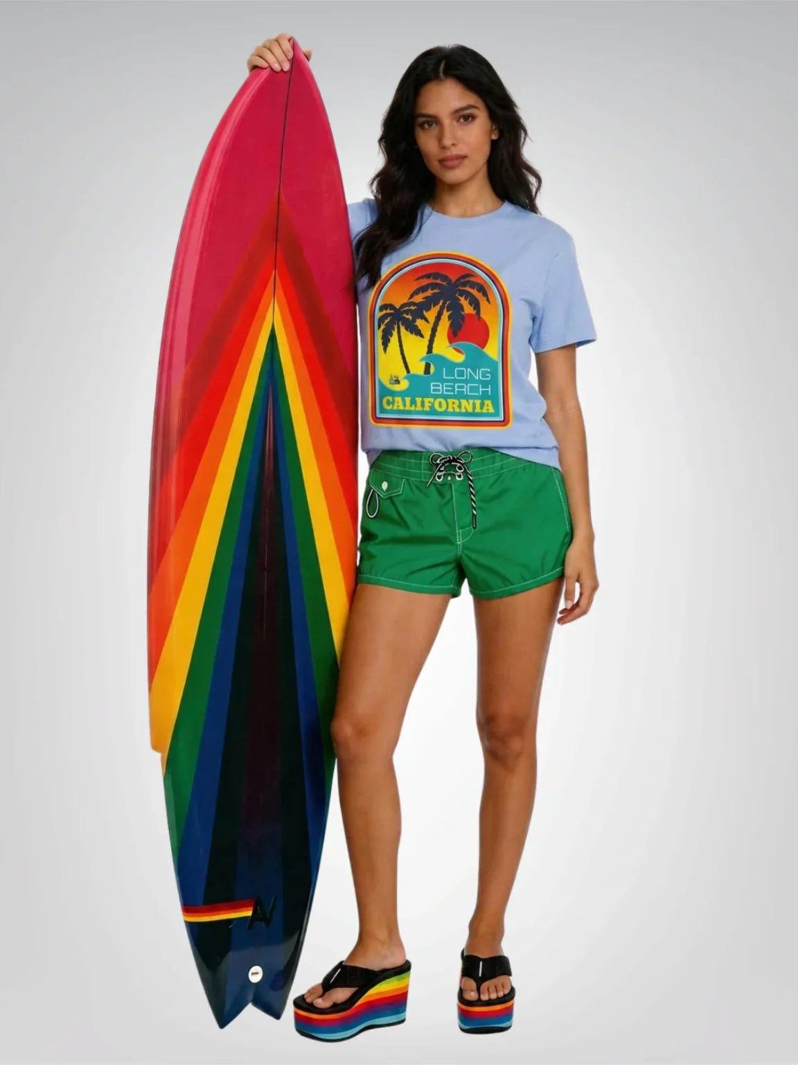 Long Beach Surf California Heavyweight Tee