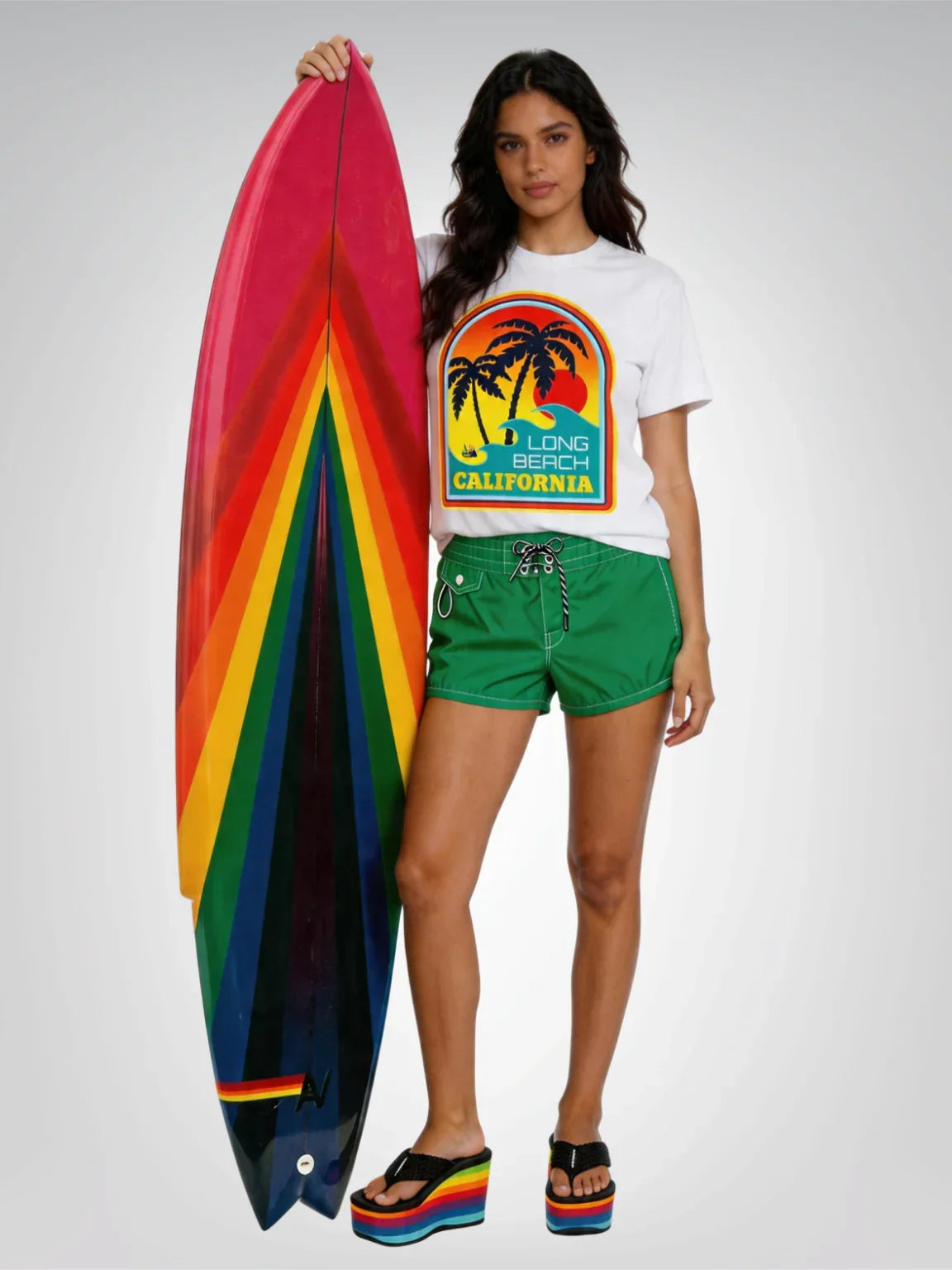 Long Beach Surf California Heavyweight Tee