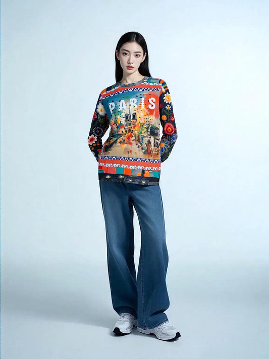 Lost at Notre Dame in Paris Unisex Sweatshirt (Gold Label)