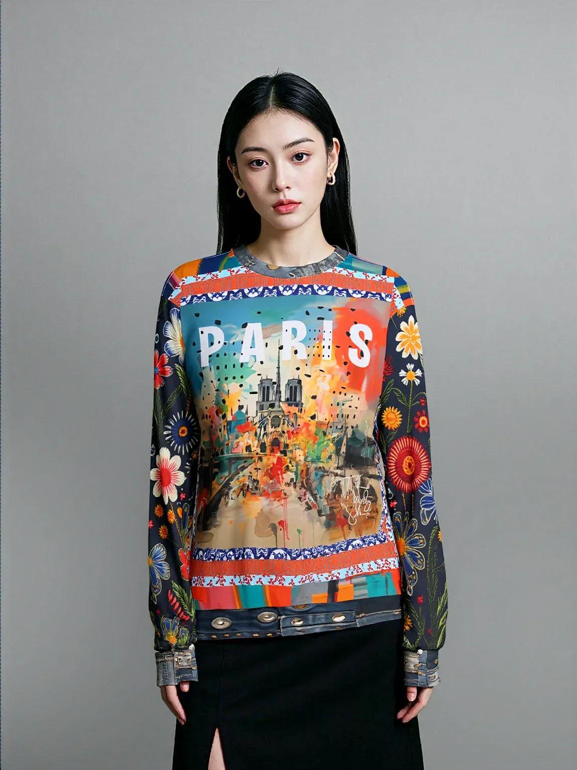 Lost at Notre Dame in Paris Unisex Sweatshirt (Gold Label)