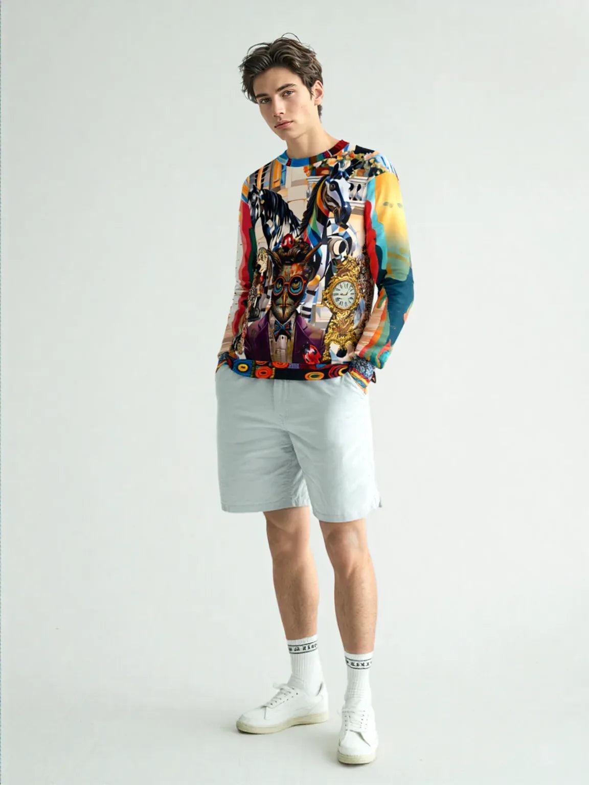 Lost in Time Art Nouveau Unisex Sweatshirt (Gold Label)