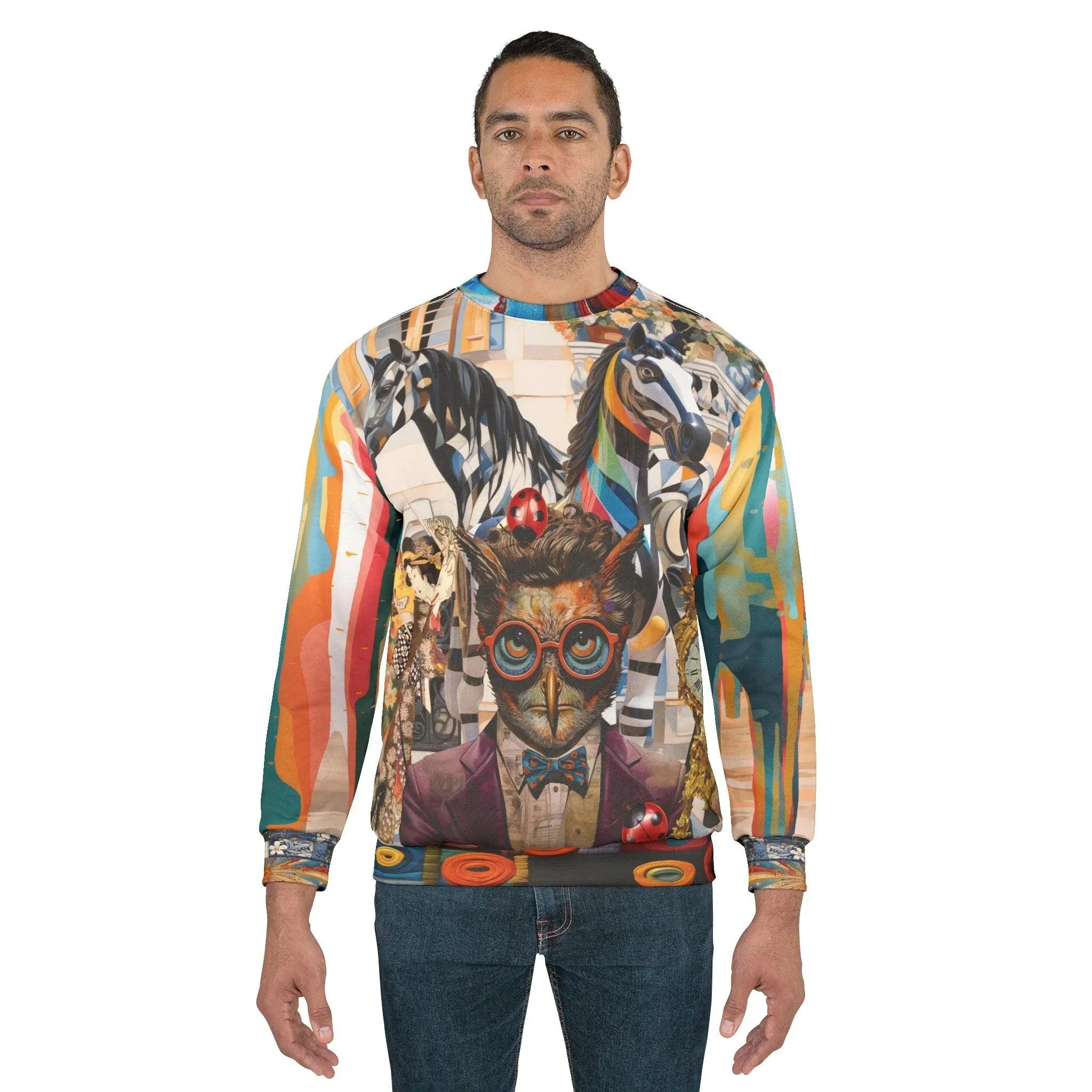 Lost in Time Art Nouveau Unisex Sweatshirt (Gold Label)