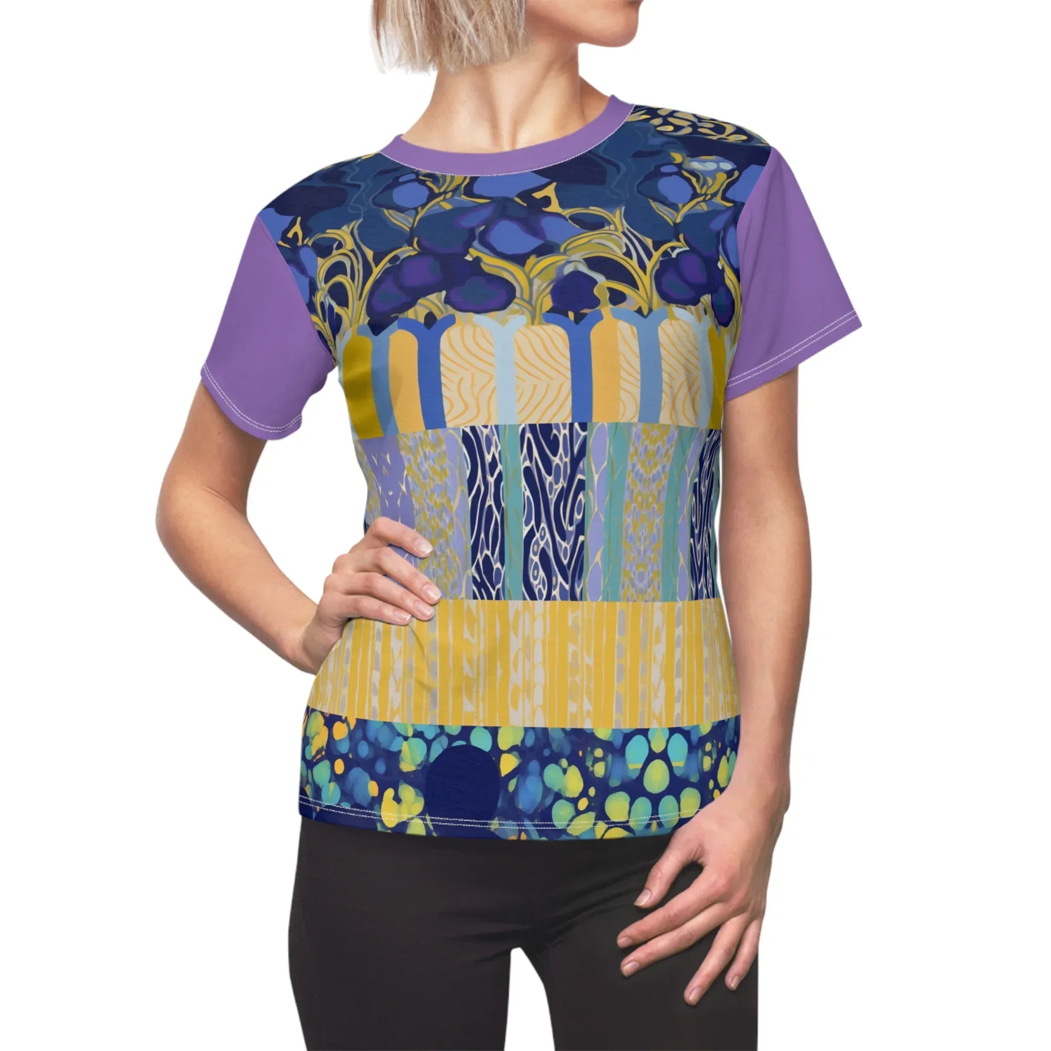 Mass Hypnosis Abstract Floral AOP Women&
