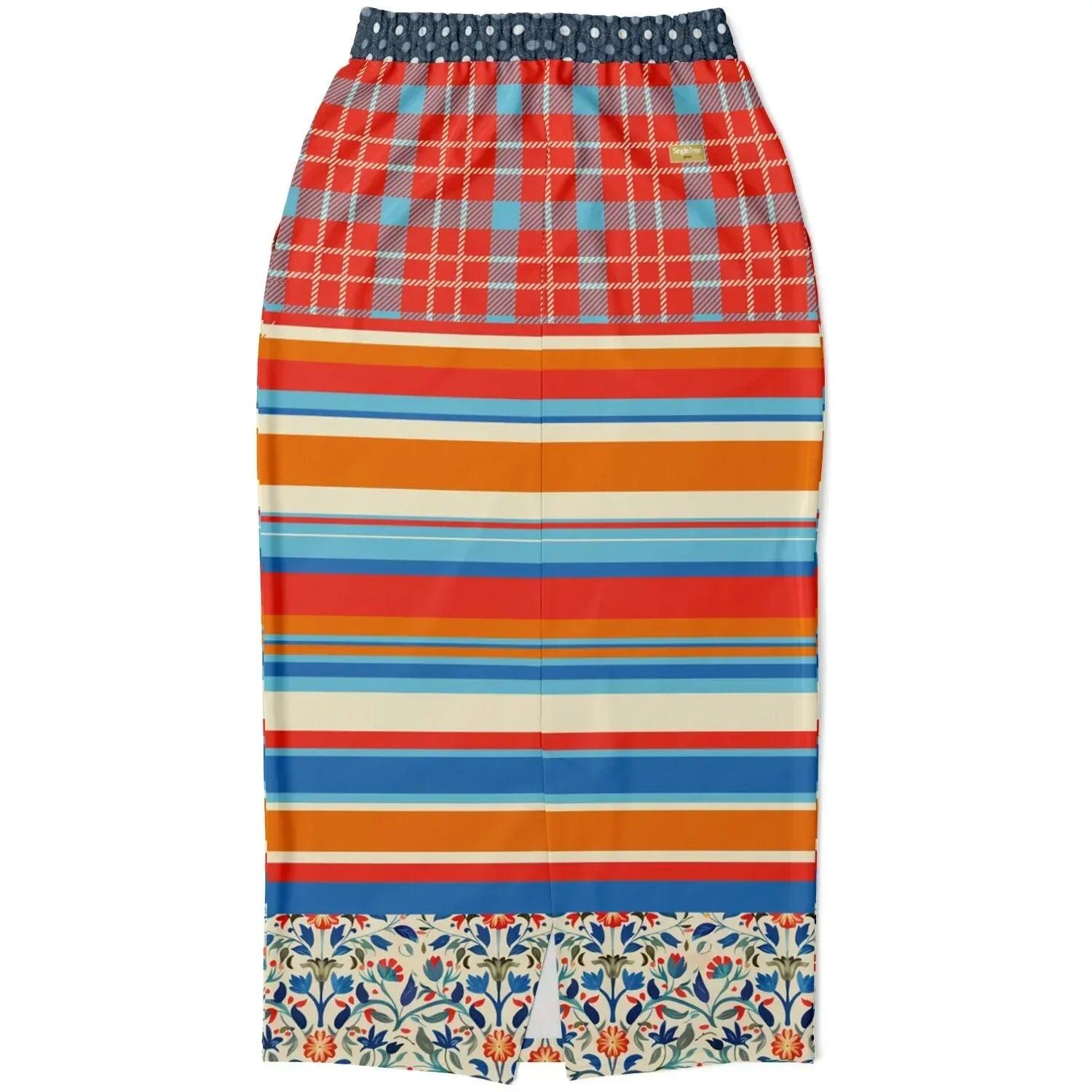 Meet Me in Andalusia Eco-Poly Long Pocket Skirt