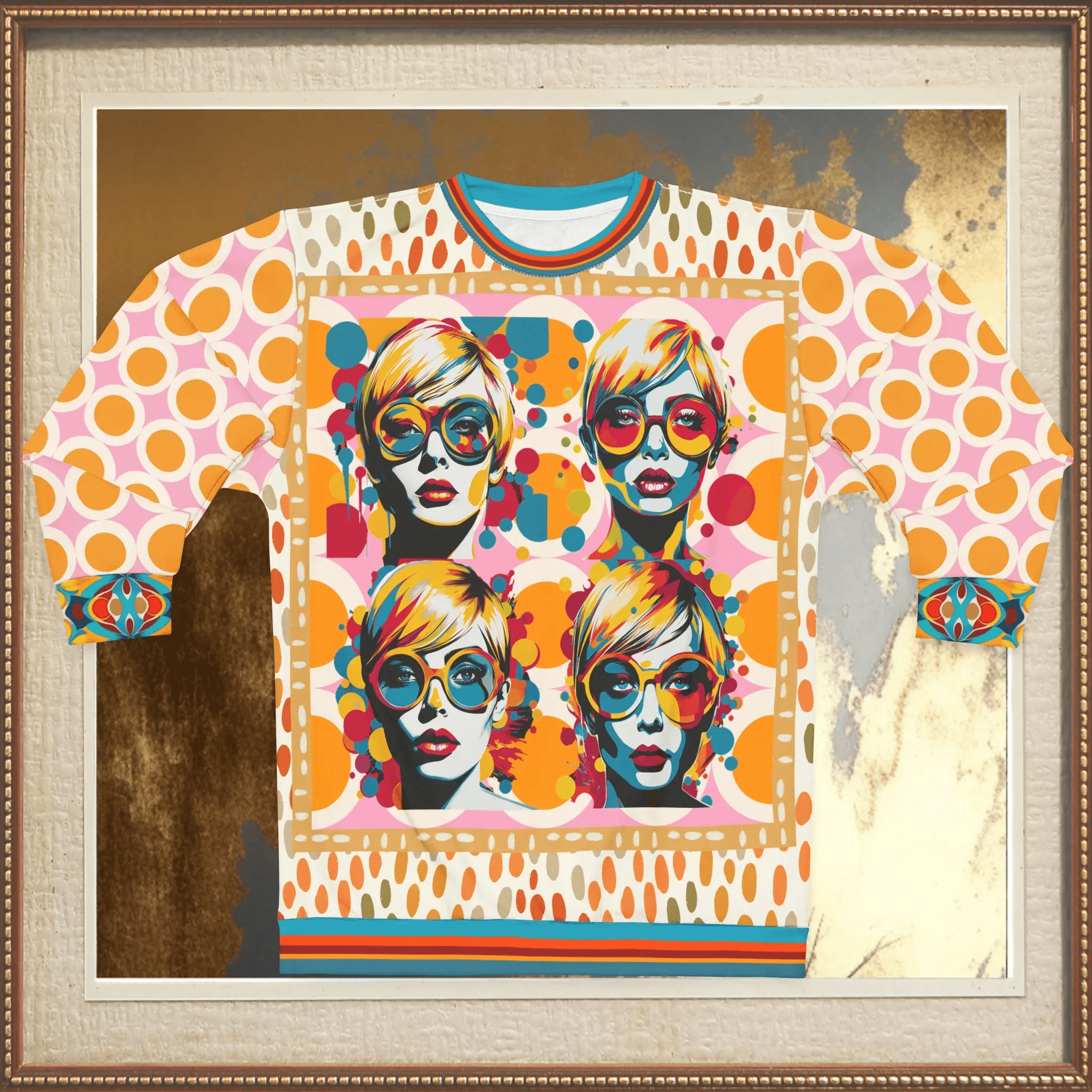 Meet Me in the Middle Pop Art Unisex Sweatshirt (Gold Label)