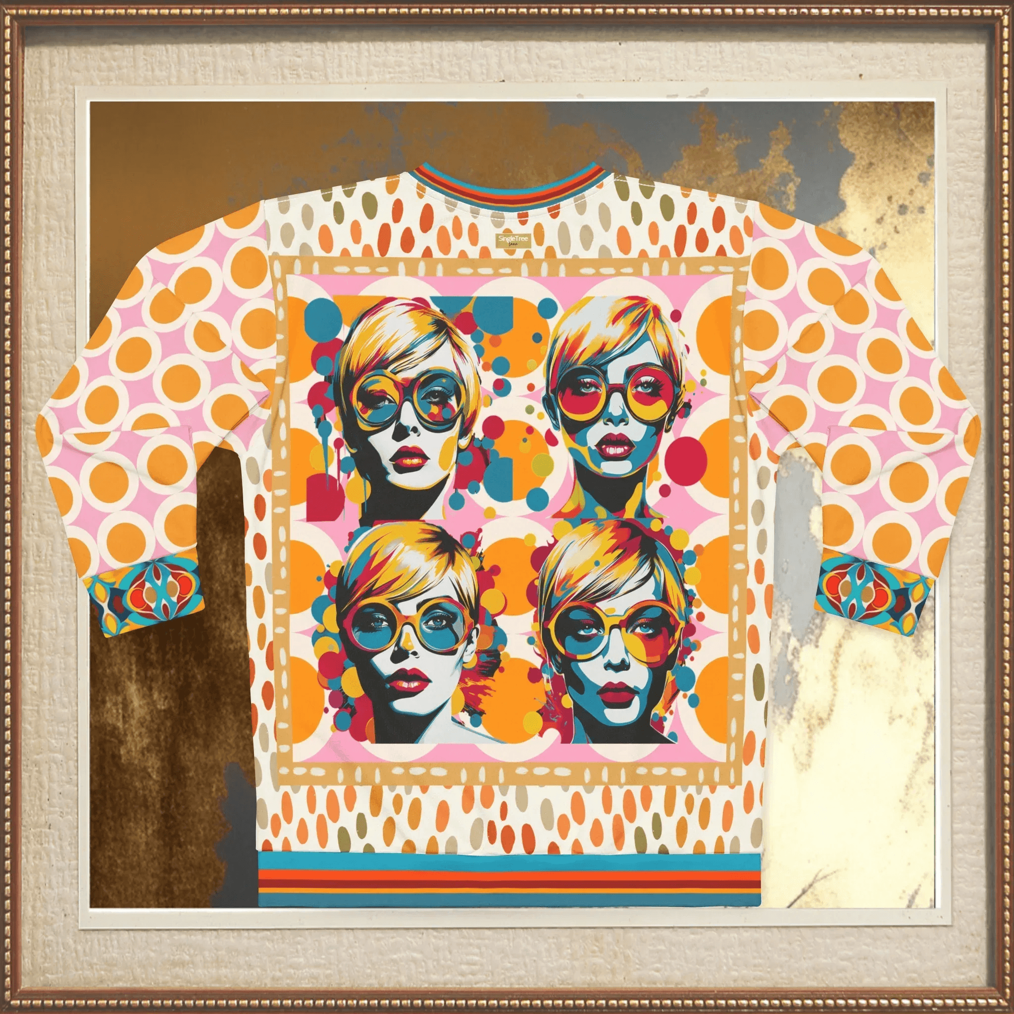 Meet Me in the Middle Pop Art Unisex Sweatshirt (Gold Label)