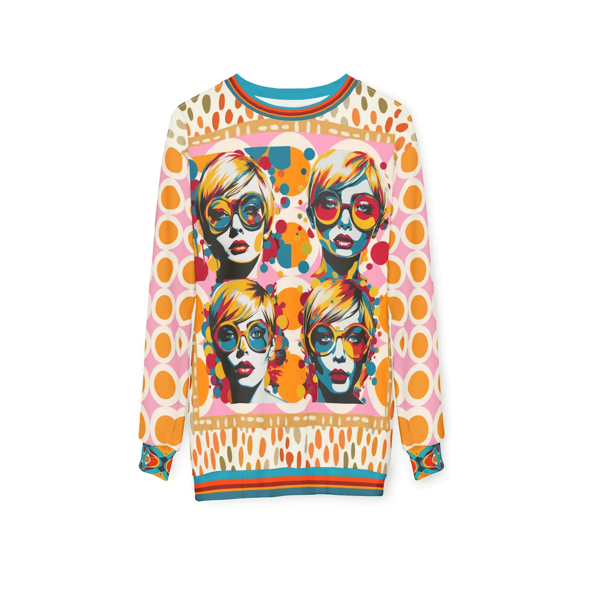 Meet Me in the Middle Pop Art Unisex Sweatshirt (Gold Label)