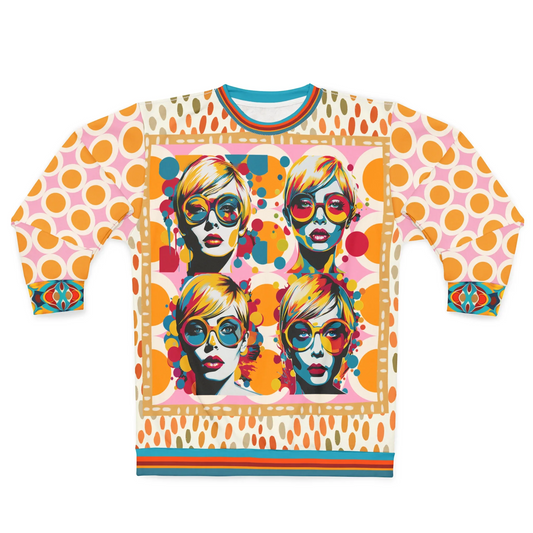 Meet Me in the Middle Pop Art Unisex Sweatshirt (Gold Label)