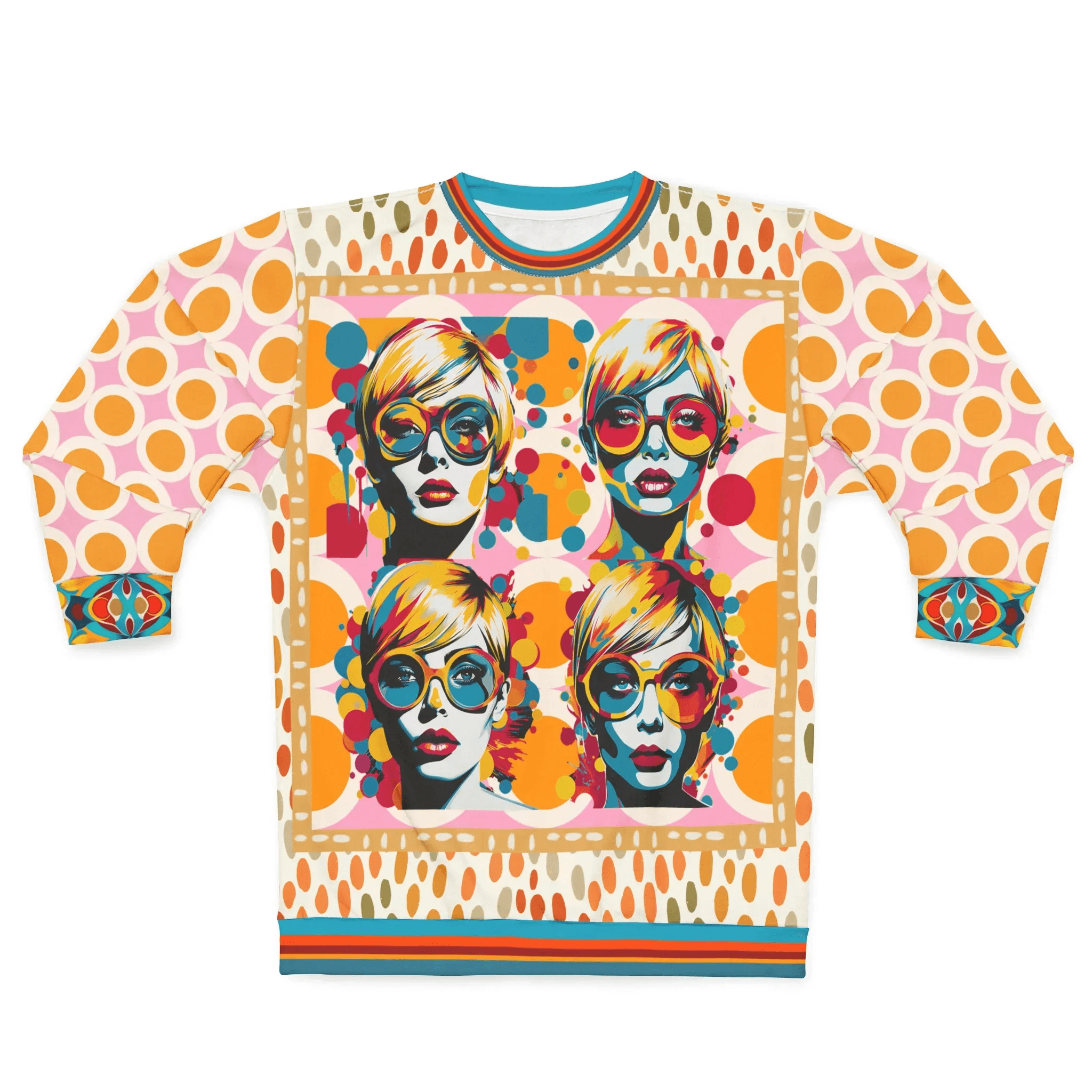 Meet Me in the Middle Pop Art Unisex Sweatshirt (Gold Label)