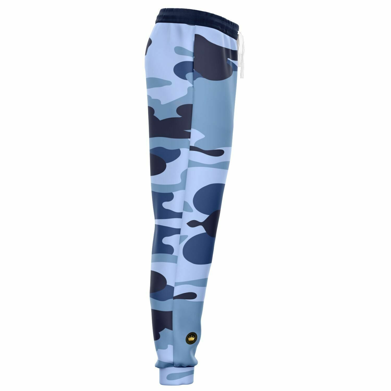 Midnight Powder Blue Camo Eco-Poly Unisex Joggers