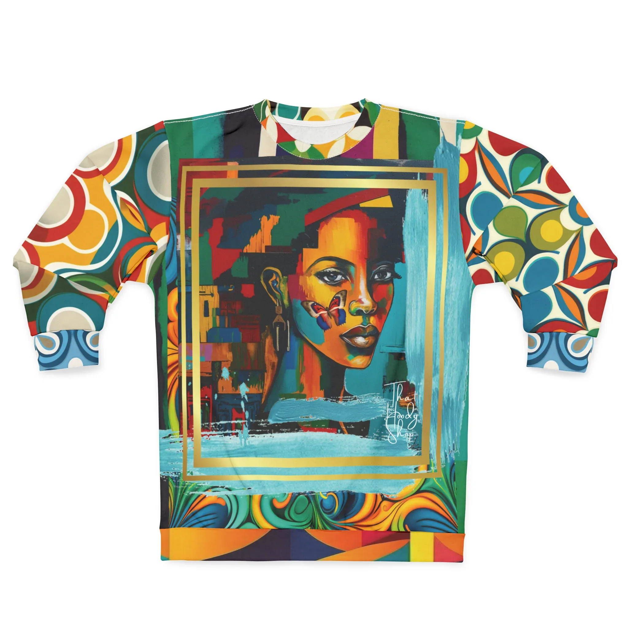 Miss Brooklyn Graffiti Art Unisex Sweatshirt (Gold Label)