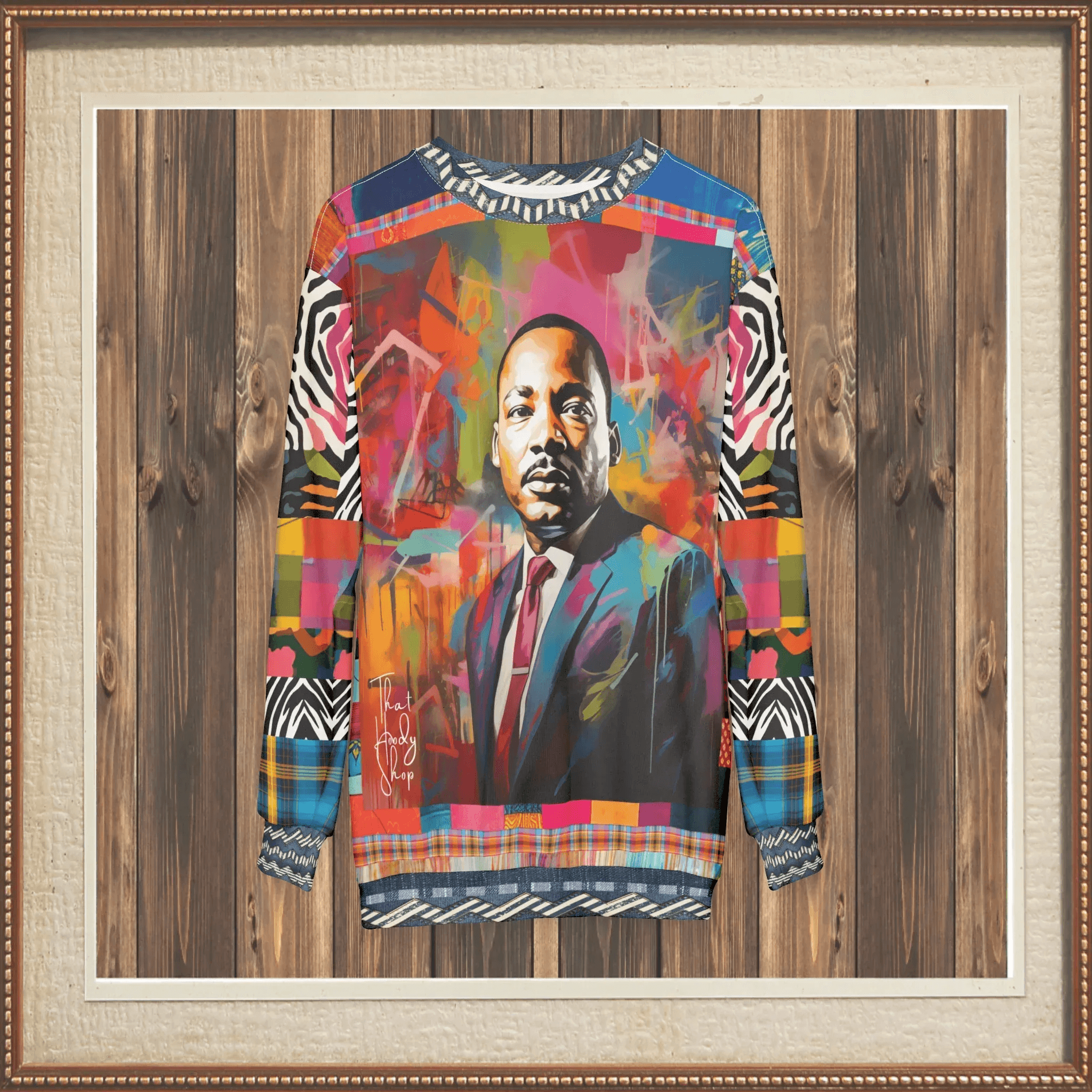 MLK Jr Dream Pop Art Unisex Sweatshirt (Gold Label)