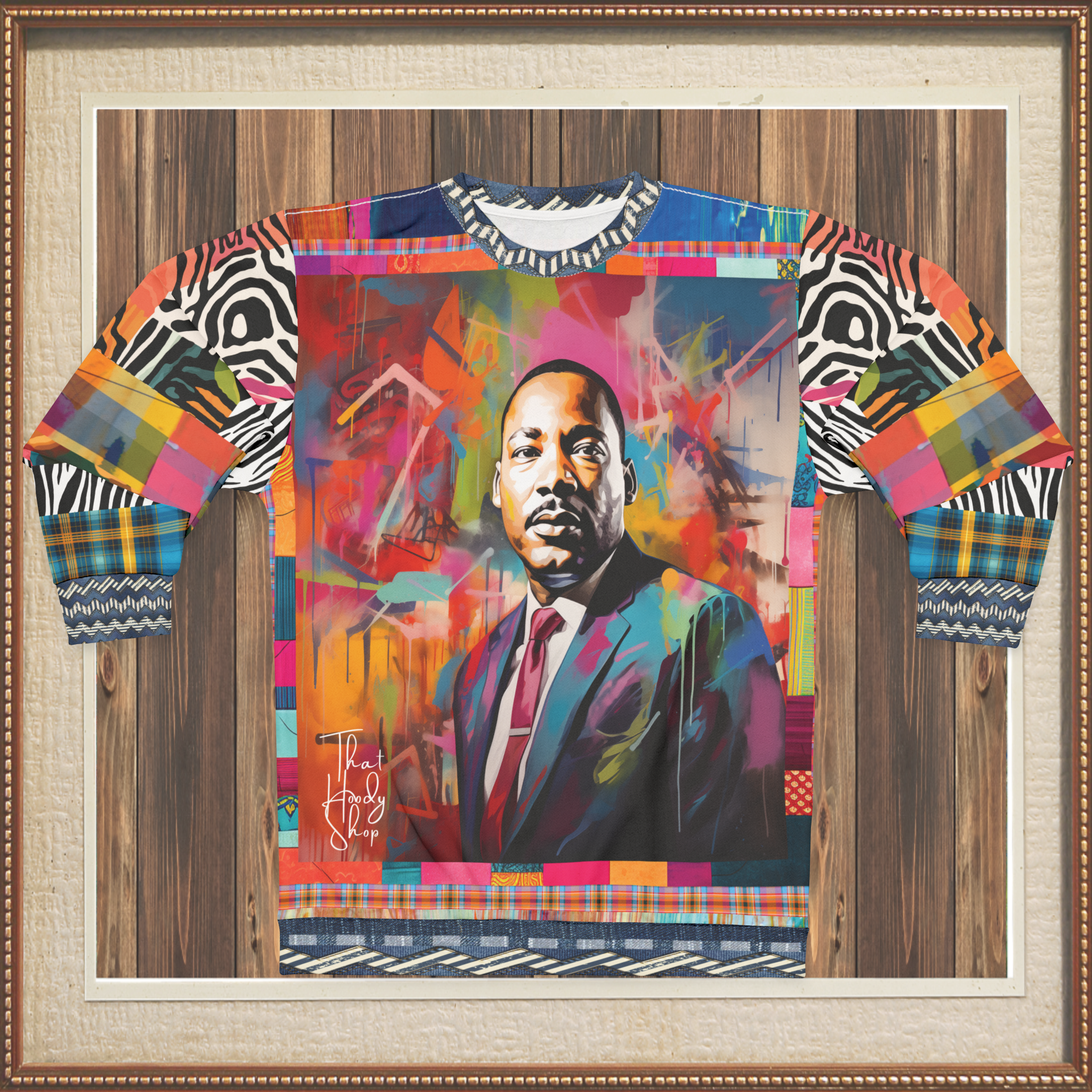 MLK Jr Dream Pop Art Unisex Sweatshirt (Gold Label)