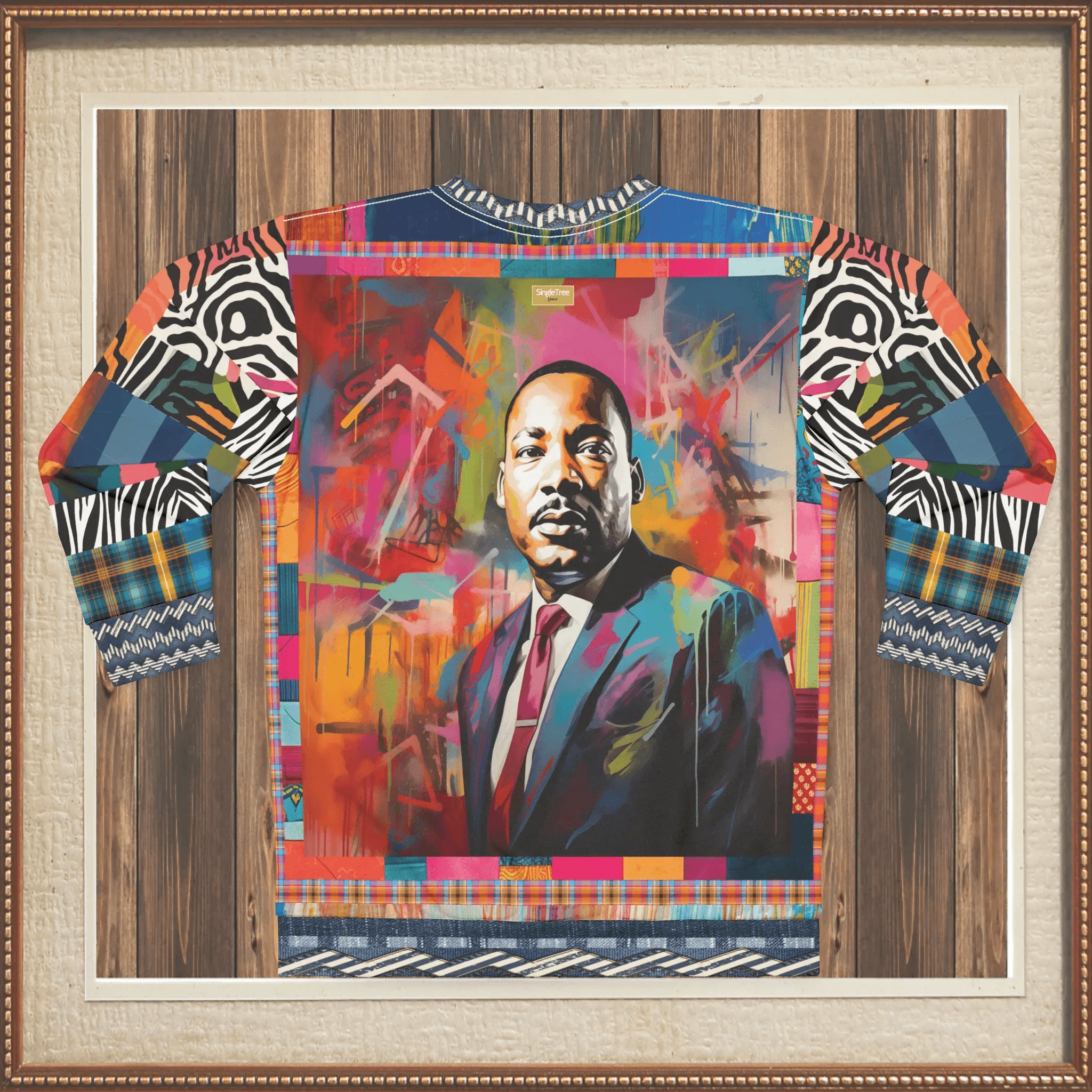 MLK Jr Dream Pop Art Unisex Sweatshirt (Gold Label)