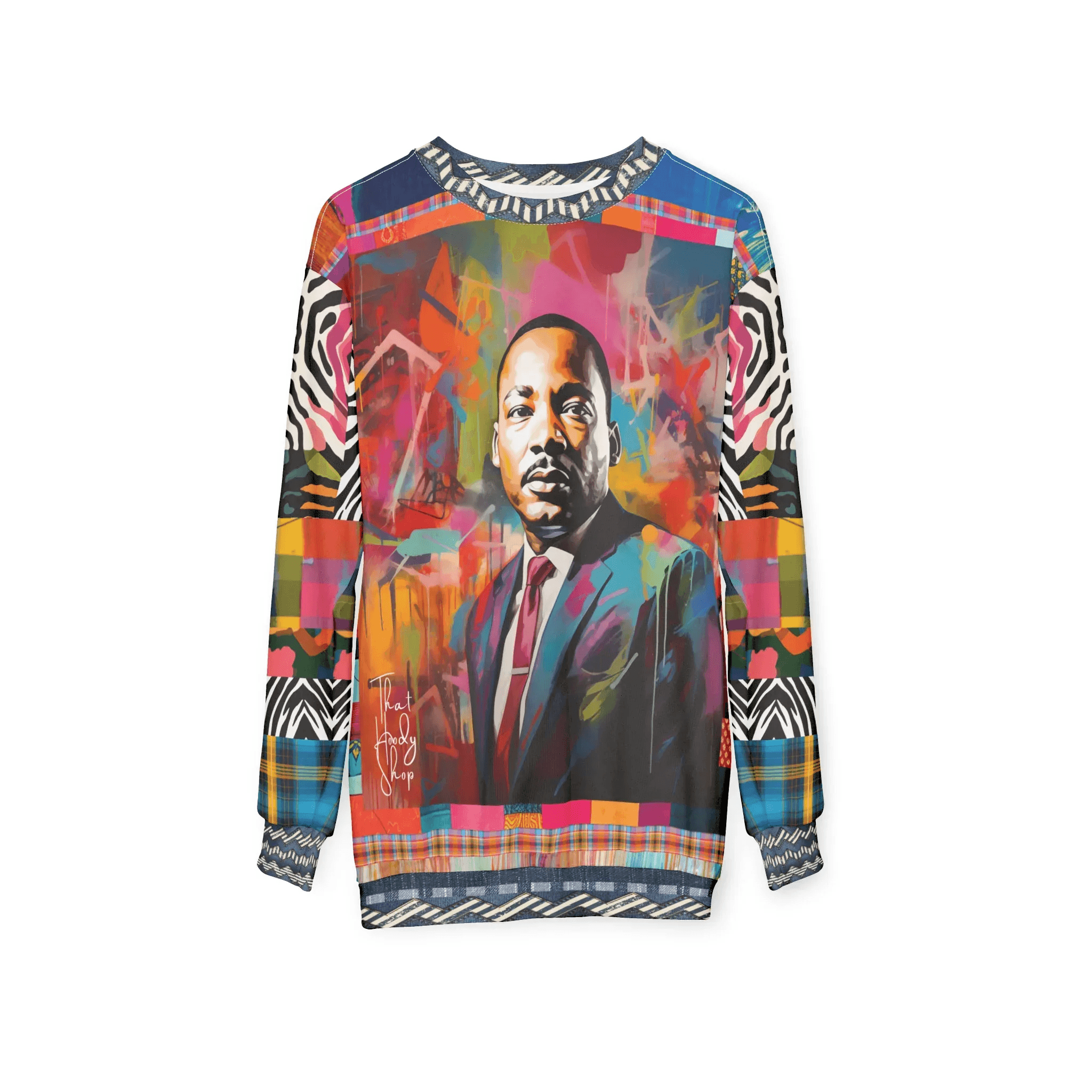 MLK Jr Dream Pop Art Unisex Sweatshirt (Gold Label)