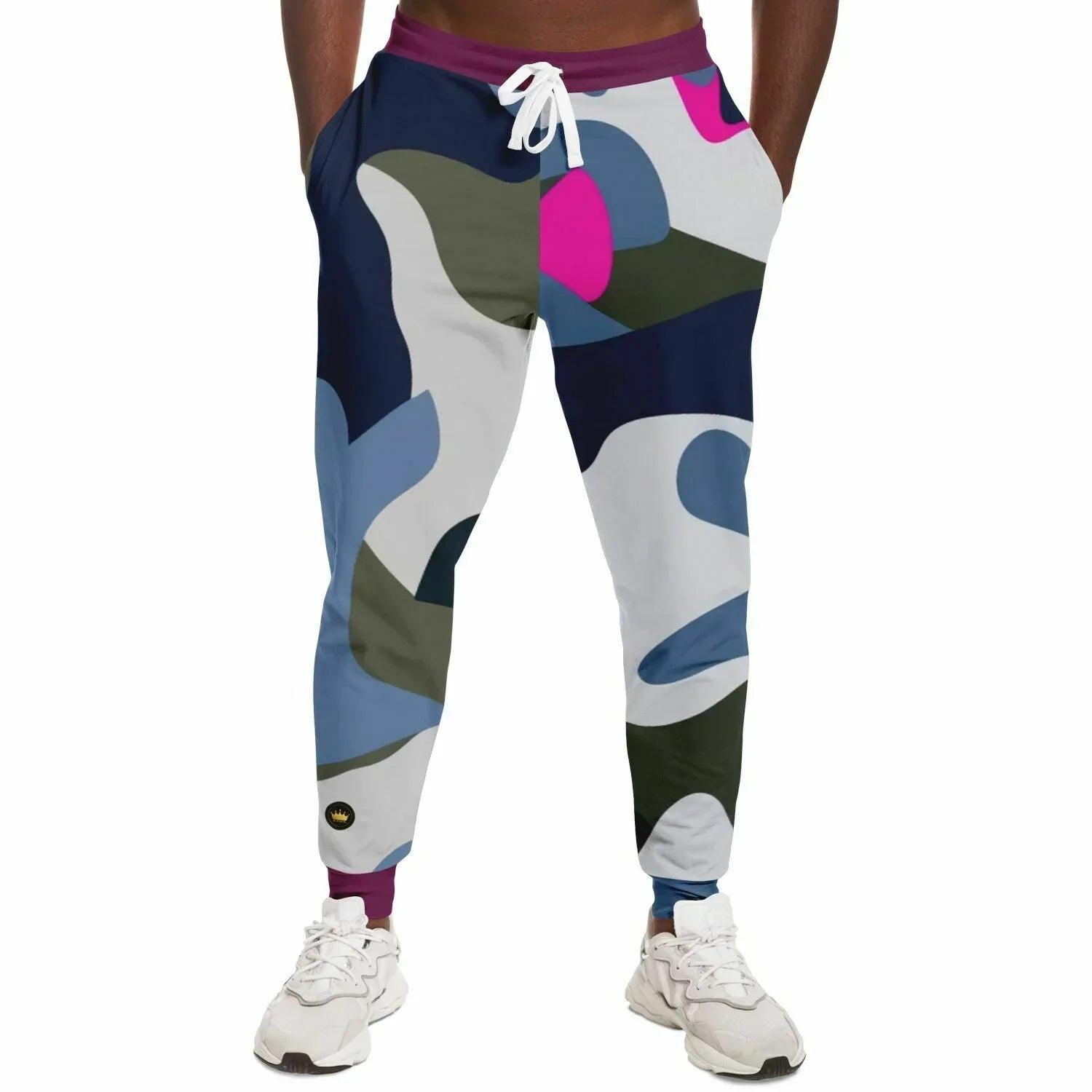 Mountain Blue Ice Eco-Poly Camo Unisex Joggers