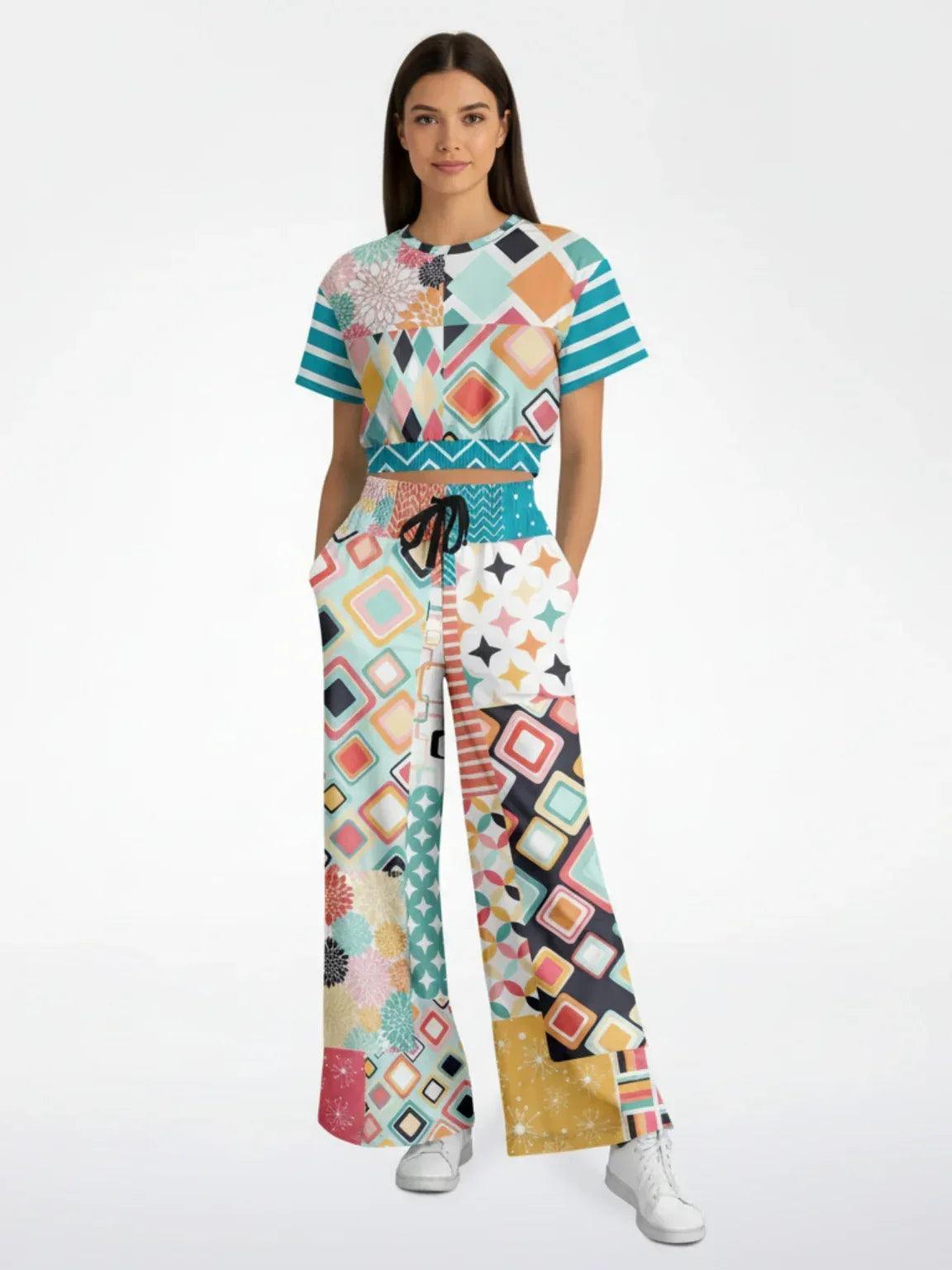 Mums the Word Eco-Poly Short Sleeve Cropped Pullover