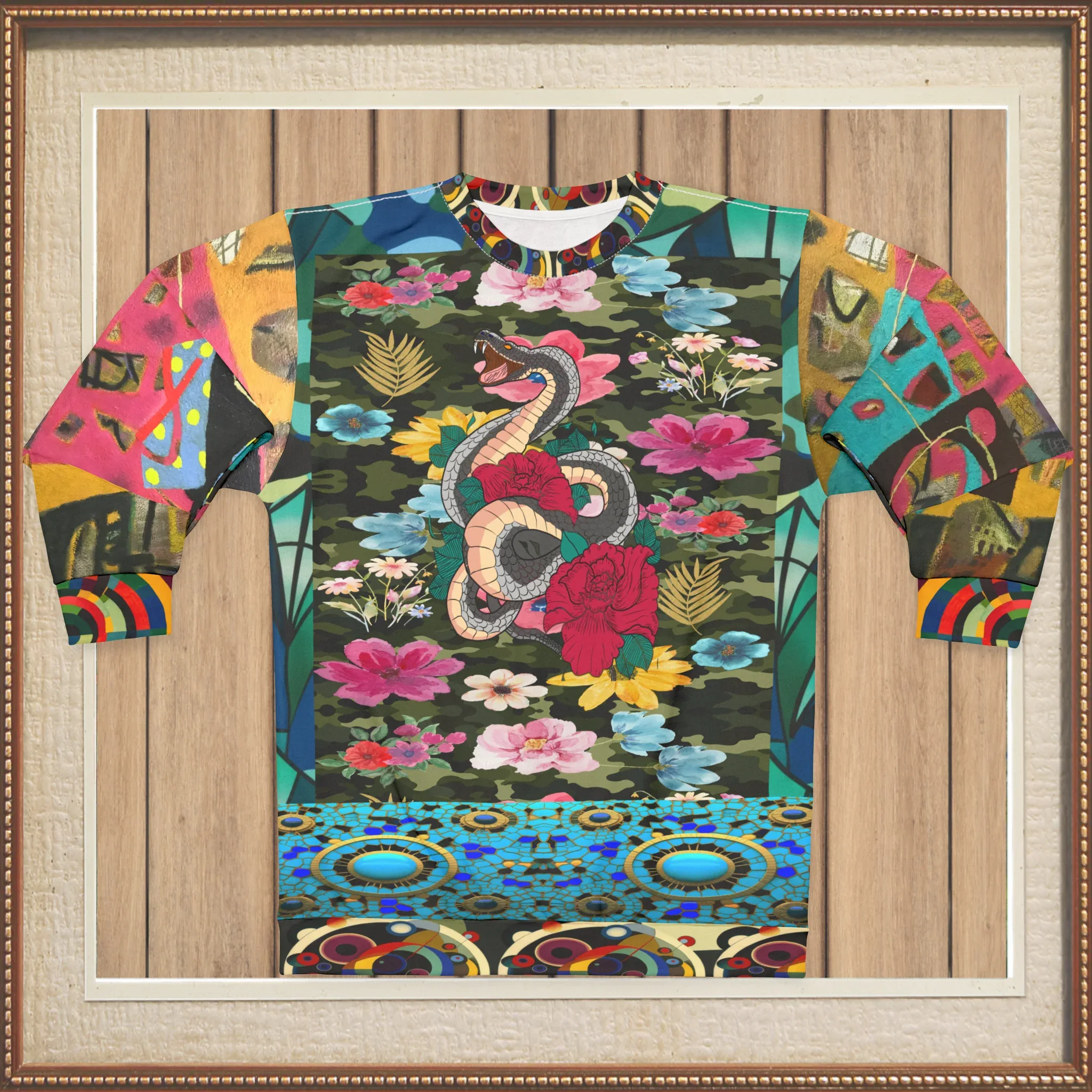 My Floral Camo Paradise - Year of the Snake Unisex Sweatshirt (Gold Label)