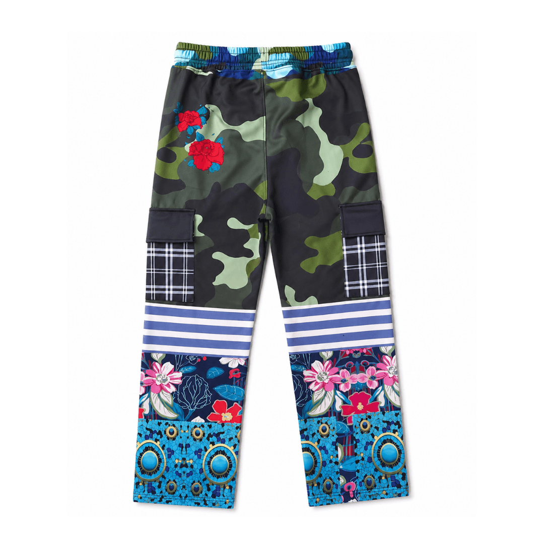 My Floral Camo Snake Cargo Pants