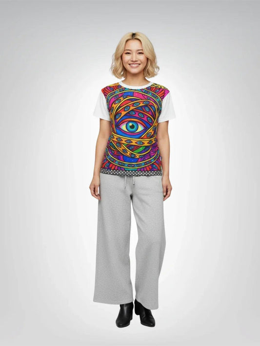 My Friend the Ophanim - Angel Pop Art AOP Women's Tee