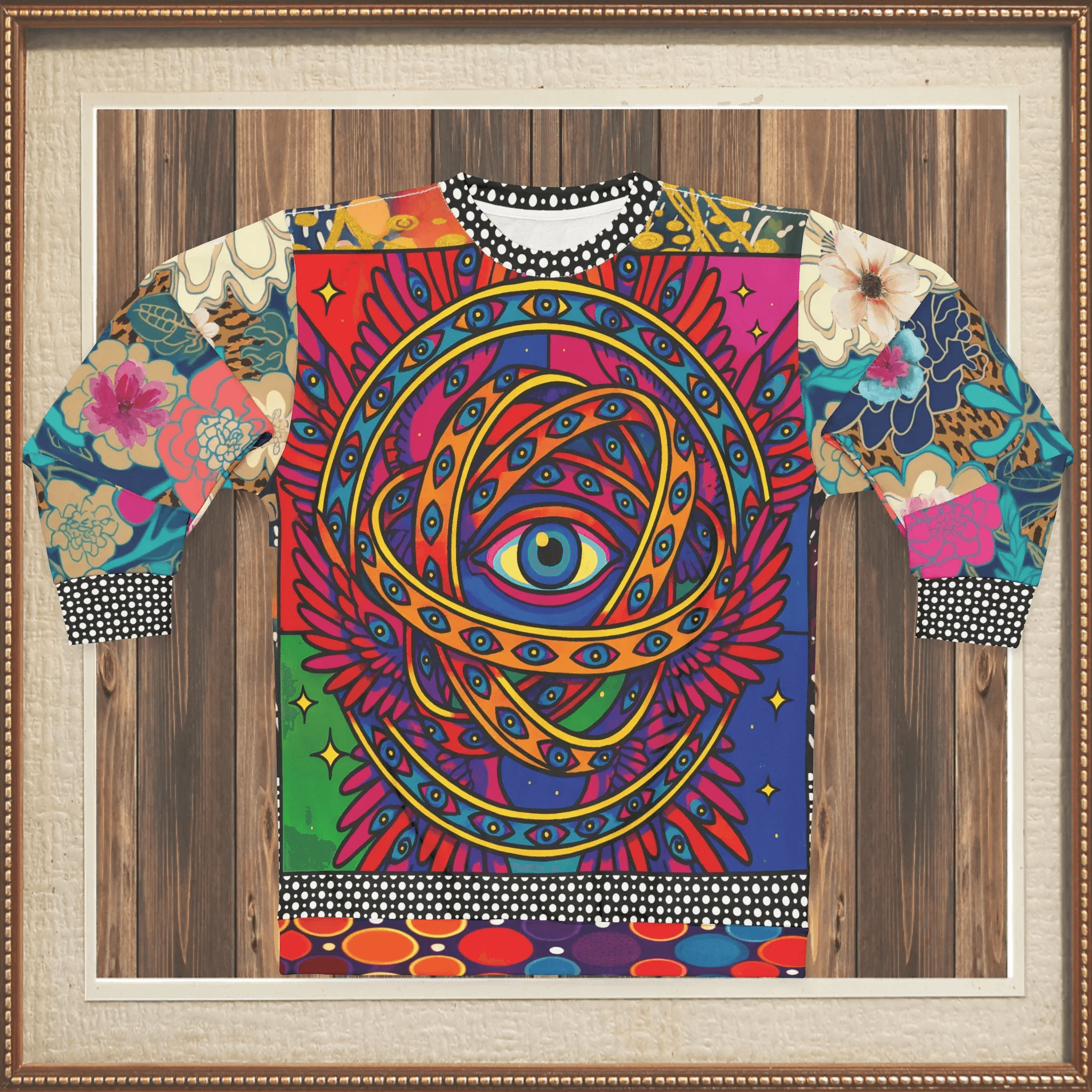 My Friend the Ophanim - Angel in Pop Art Unisex Sweatshirt (Gold Label)
