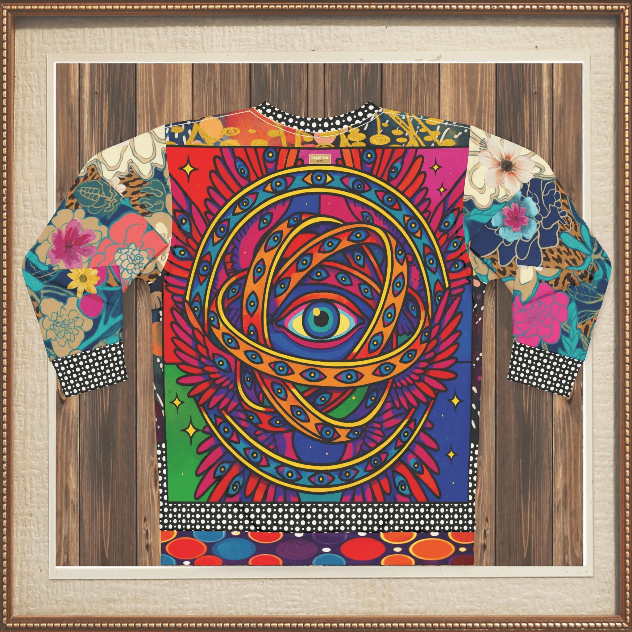 My Friend the Ophanim - Angel in Pop Art Unisex Sweatshirt (Gold Label)