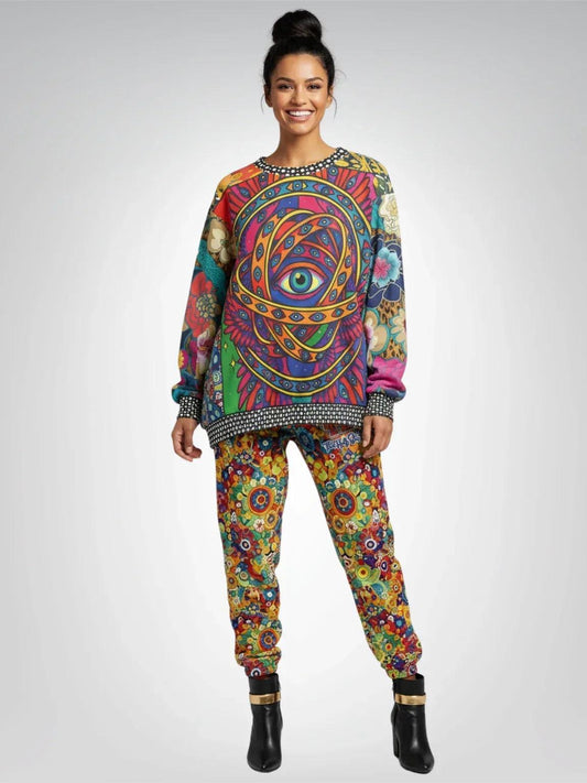 My Friend the Ophanim Eco-Poly Unisex Joggers