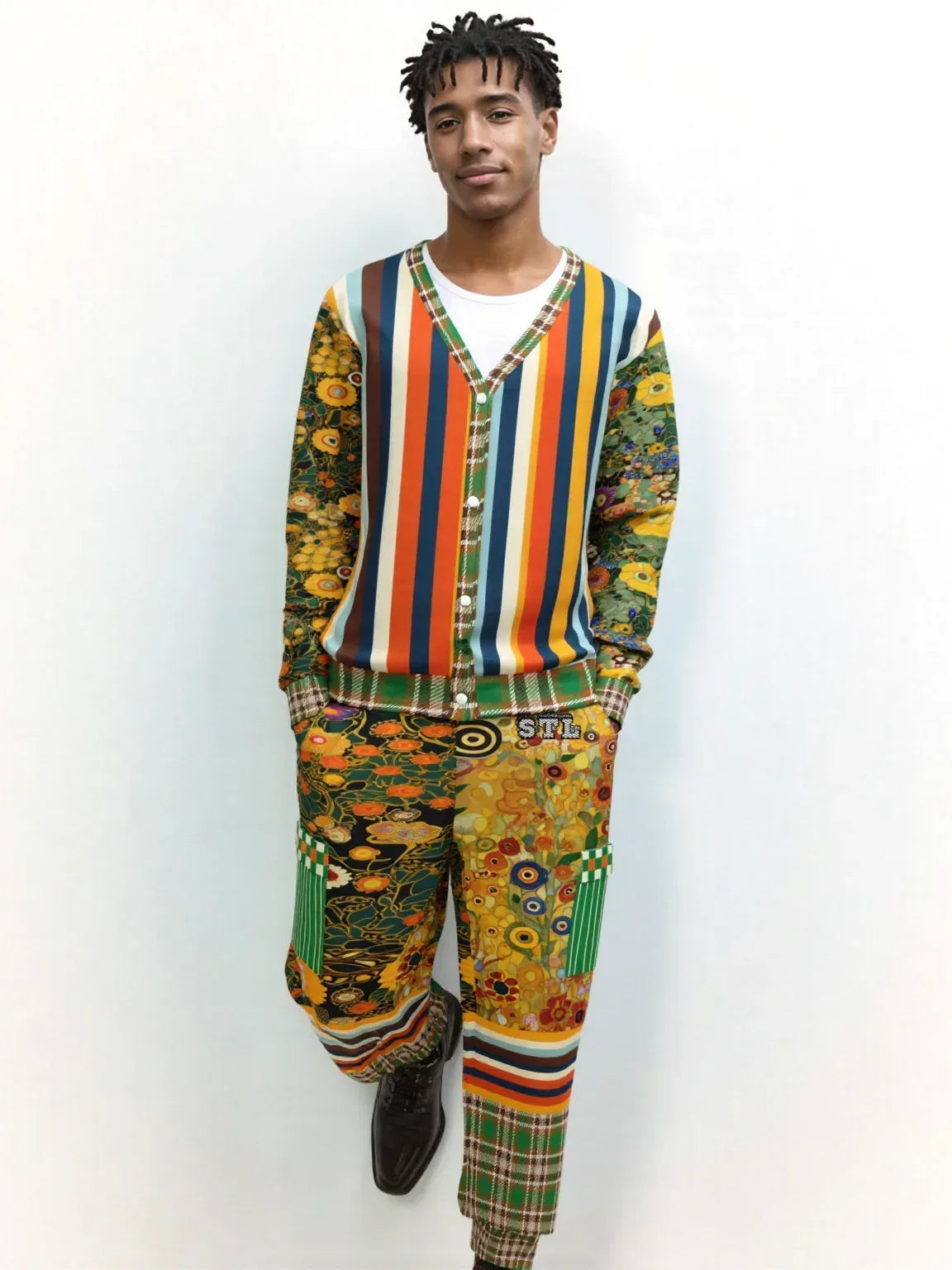 My Life as a Fairy Floral Stripe Eco-Poly Unisex Cargo Joggers