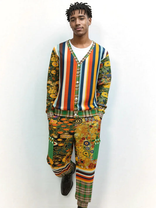 My Life as a Fairy Floral Stripe Eco-Poly Unisex Cargo Joggers