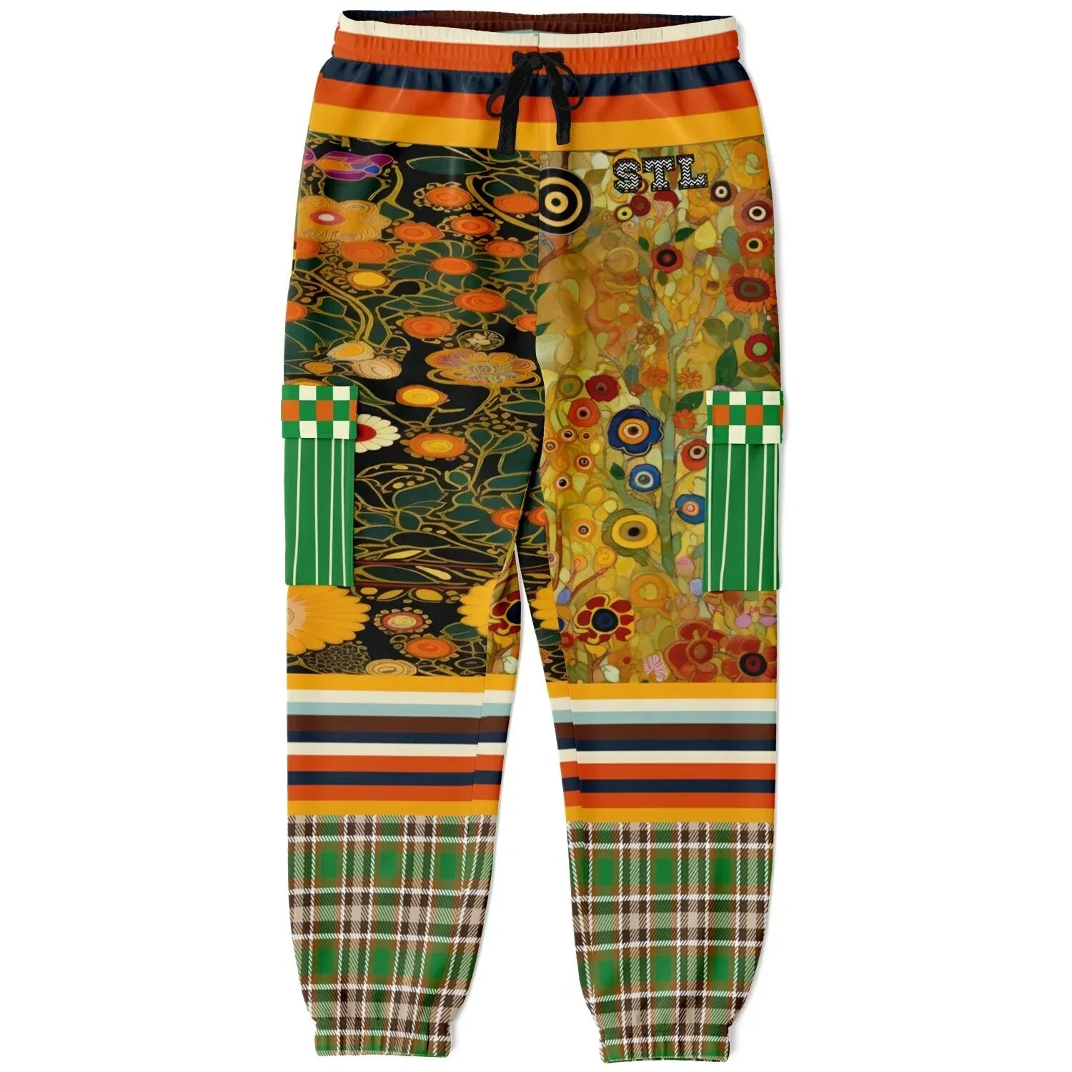 My Life as a Fairy Floral Stripe Eco-Poly Unisex Cargo Joggers