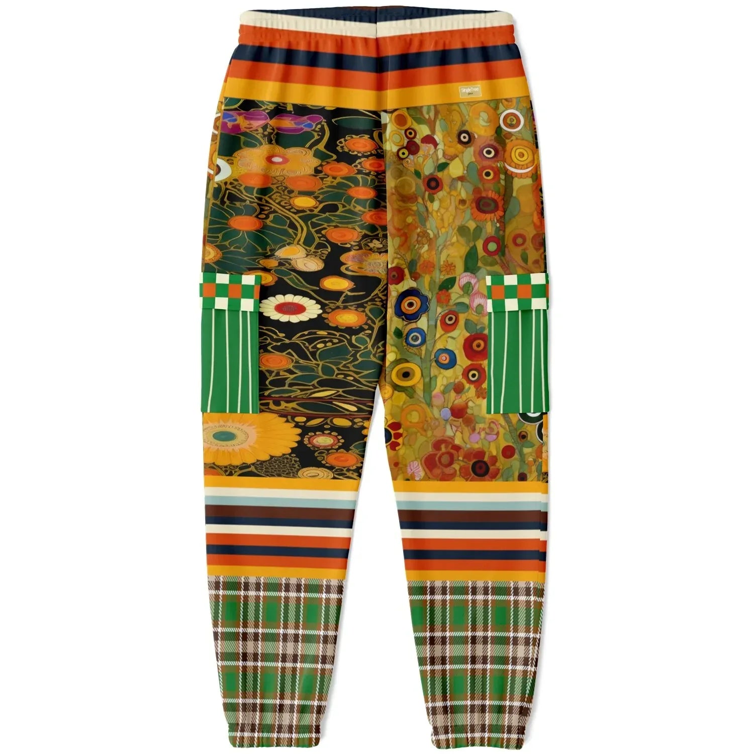 My Life as a Fairy Floral Stripe Eco-Poly Unisex Cargo Joggers