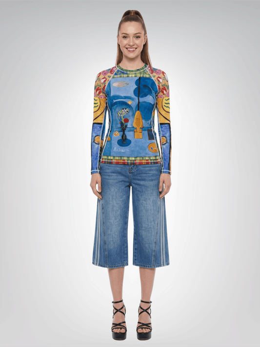 My Thoughts in Blue Women's Rash Guard - Matisse