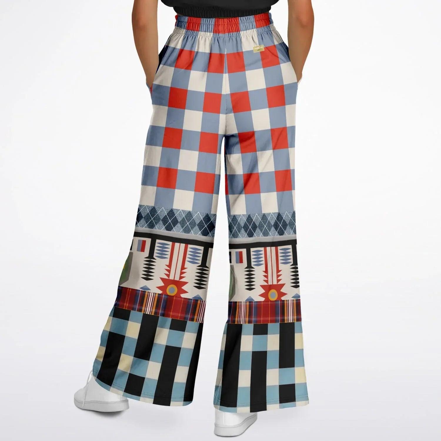 Native Spring on Mars Eco-Poly Wide Leg Pants