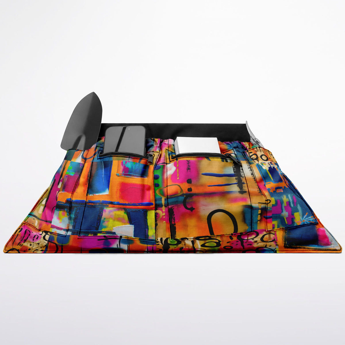 Neon Electric Graffiti Mayhem Garden Harvest Bag