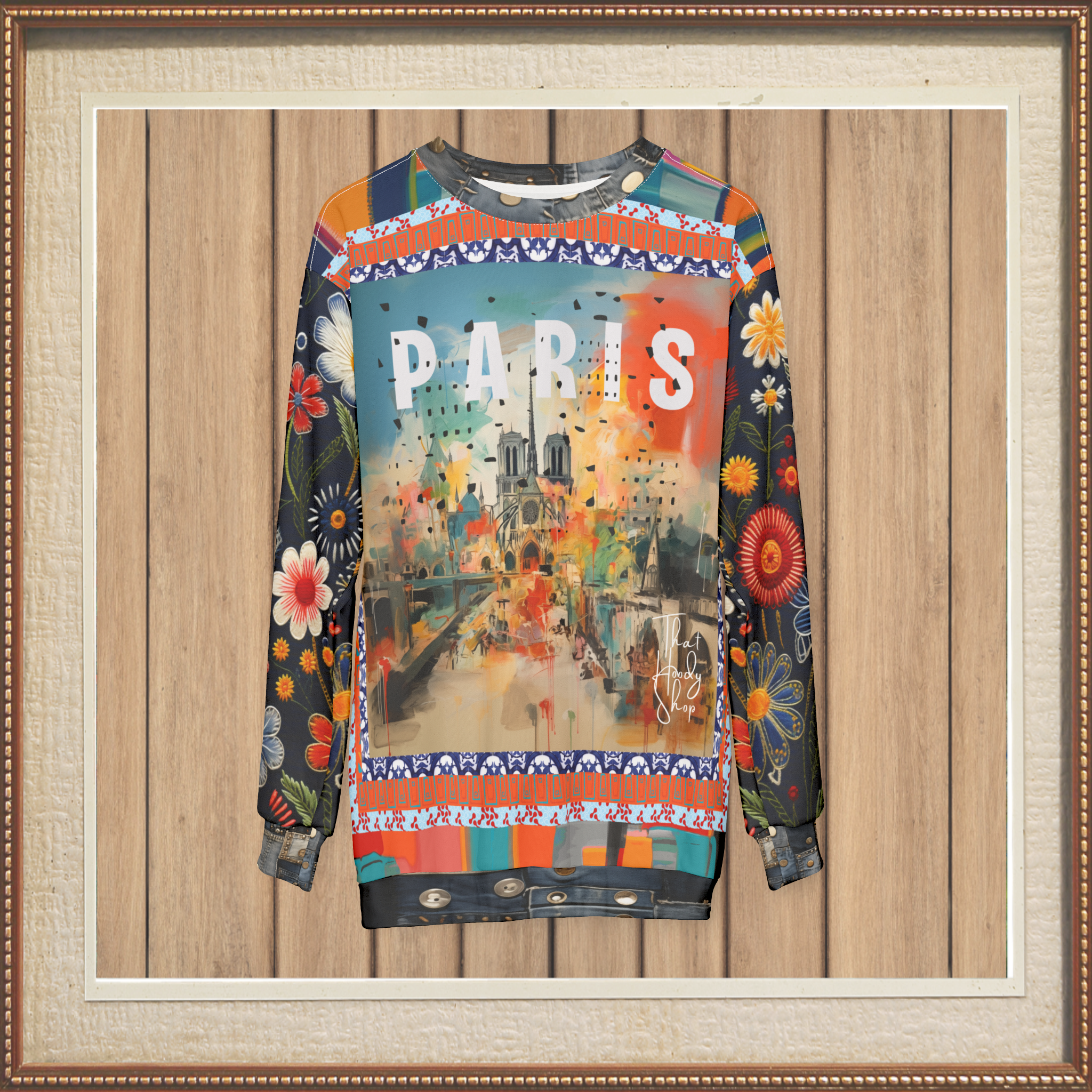 Lost at Notre Dame in Paris Unisex Sweatshirt (Gold Label)