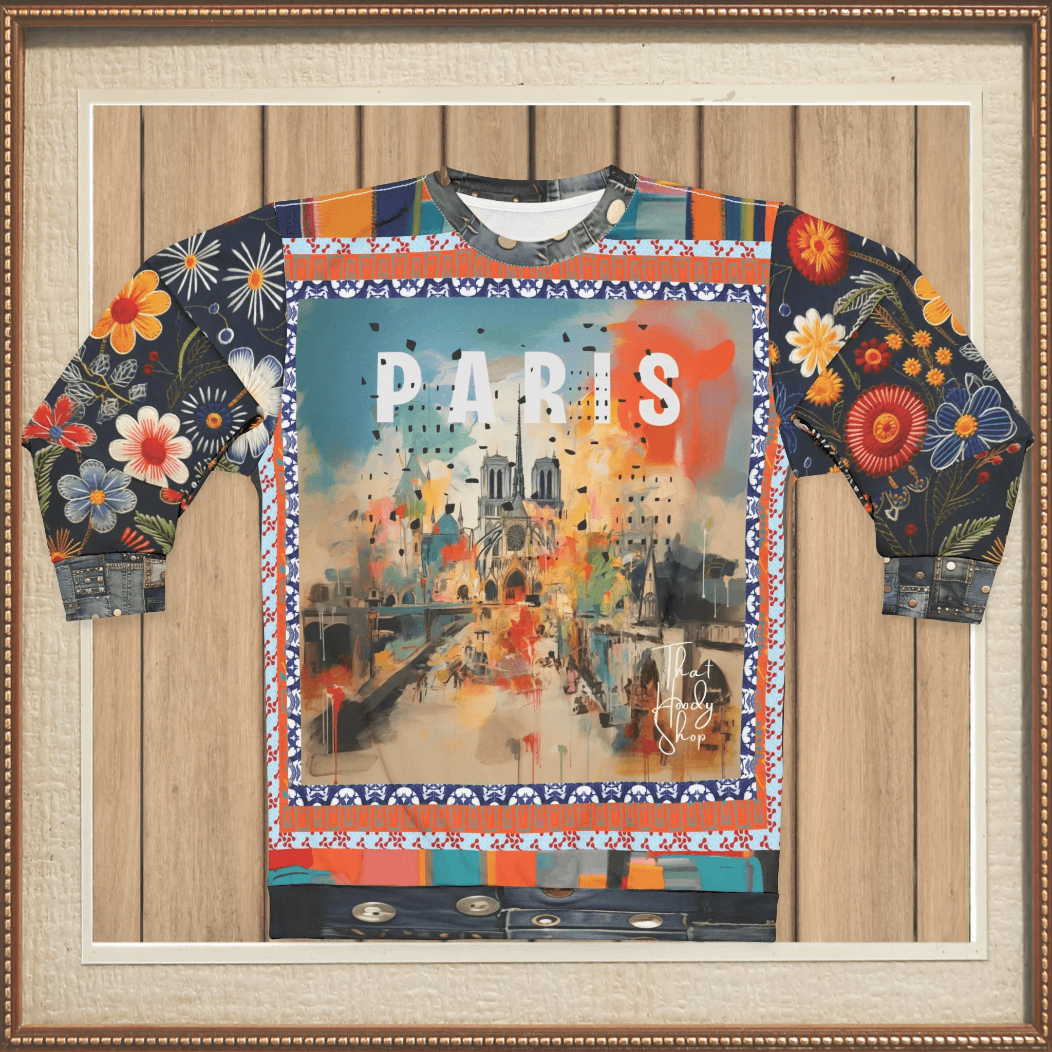 Lost at Notre Dame in Paris Unisex Sweatshirt (Gold Label)