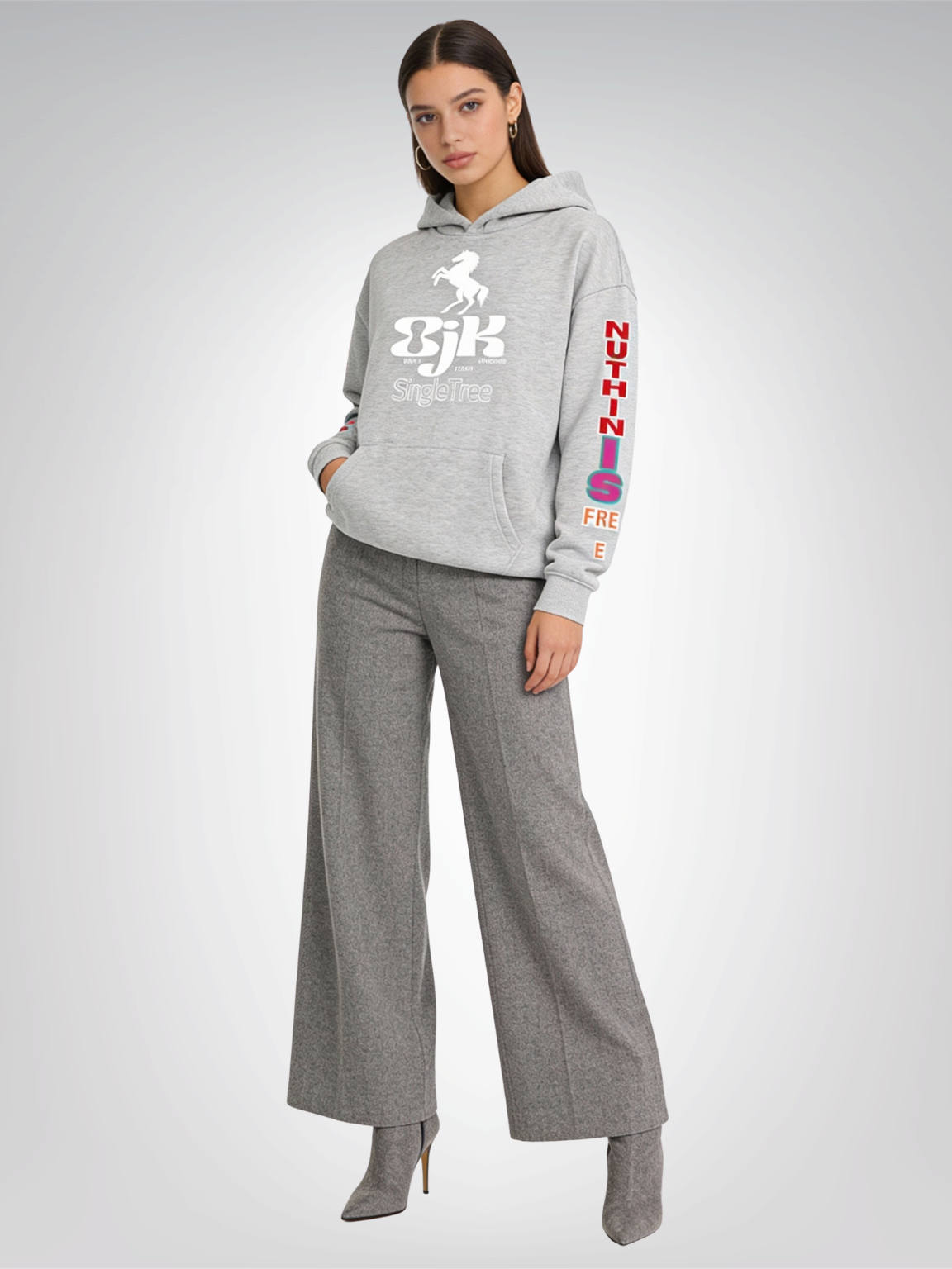 Spoiled & Entitled™ + STL Oversized Fleeced Hoodie