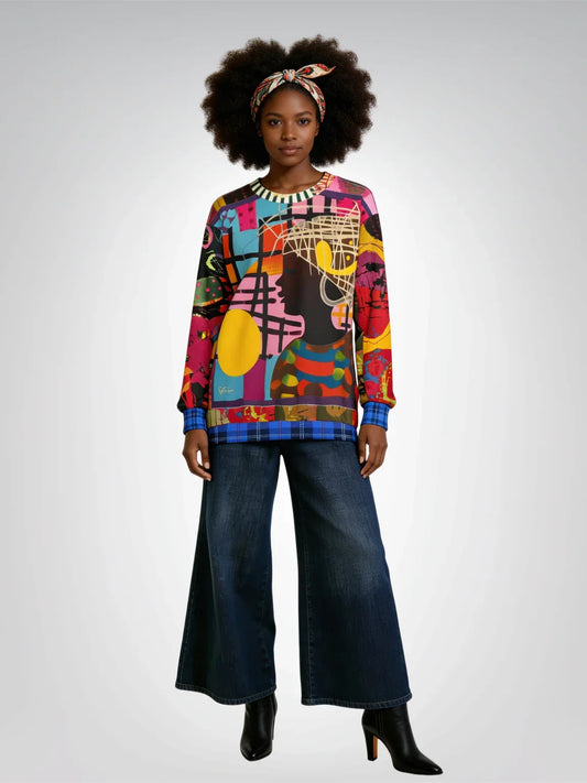 On My Way to the Market - Straight Outta Africa Collection - Unisex Sweatshirt (Gold Label)