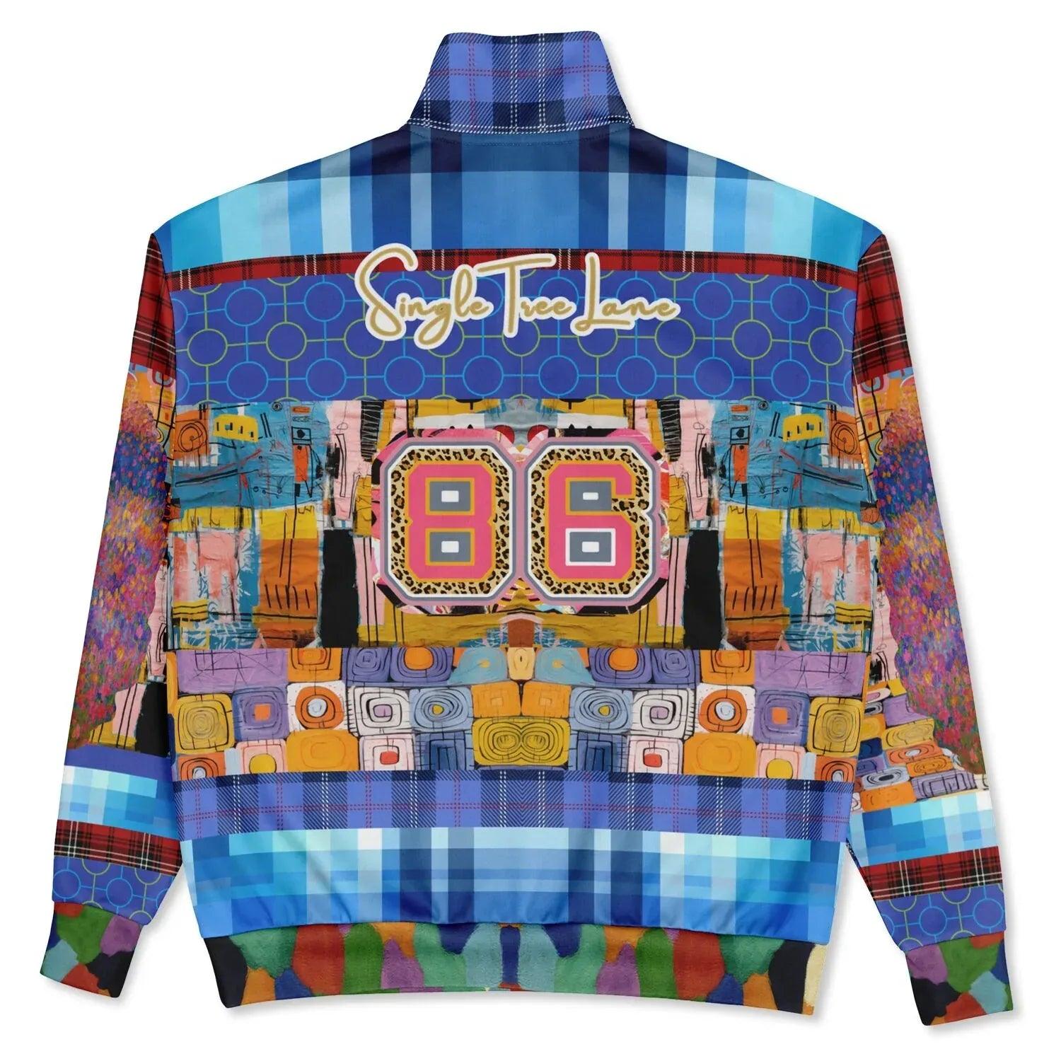 Open Window in Provence - Matisse - Graffiti Patchwork Heavyweight Oversized Quarter Zip Sweatshirt
