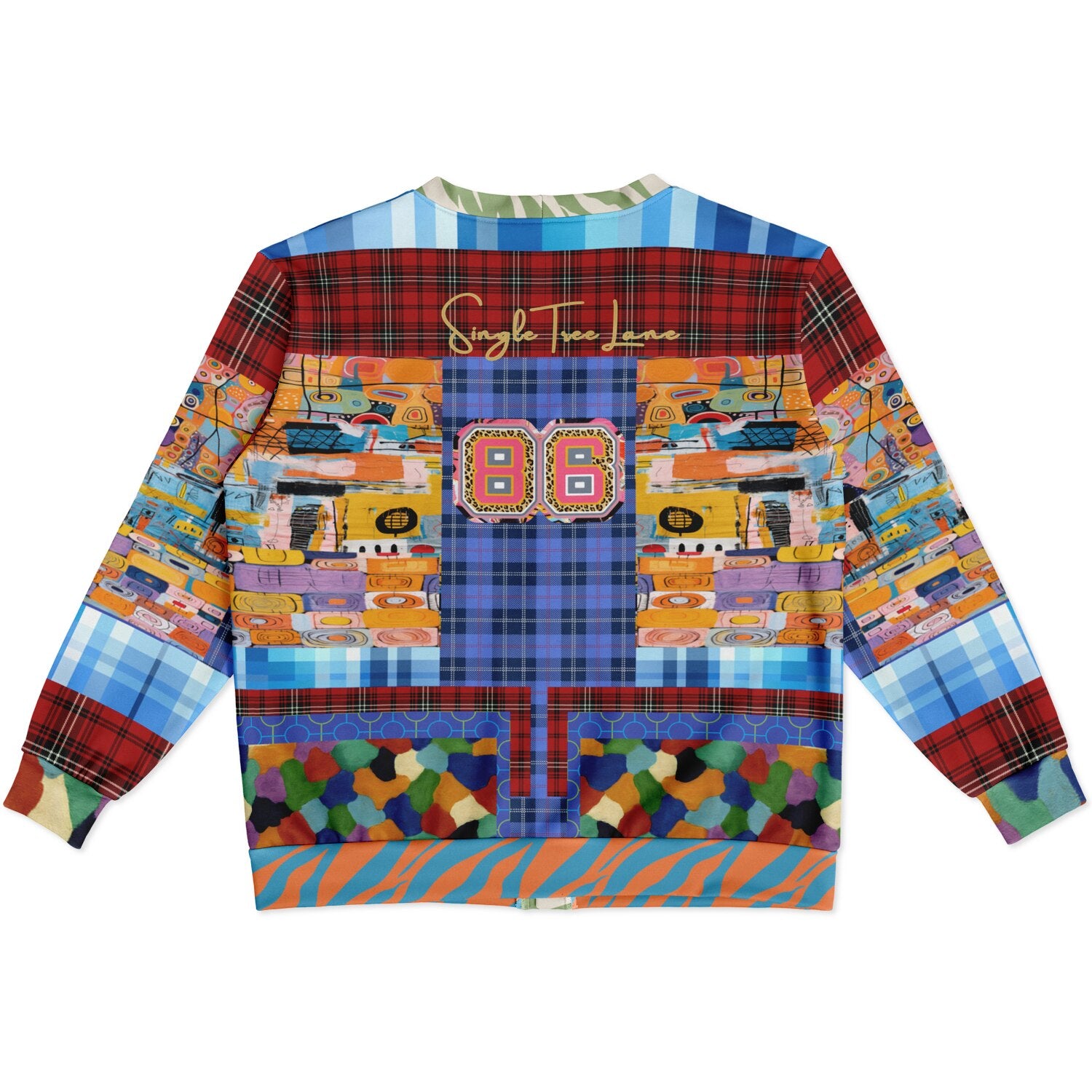 Open Window in Provence Patchwork Heavyweight Unisex Cardigan