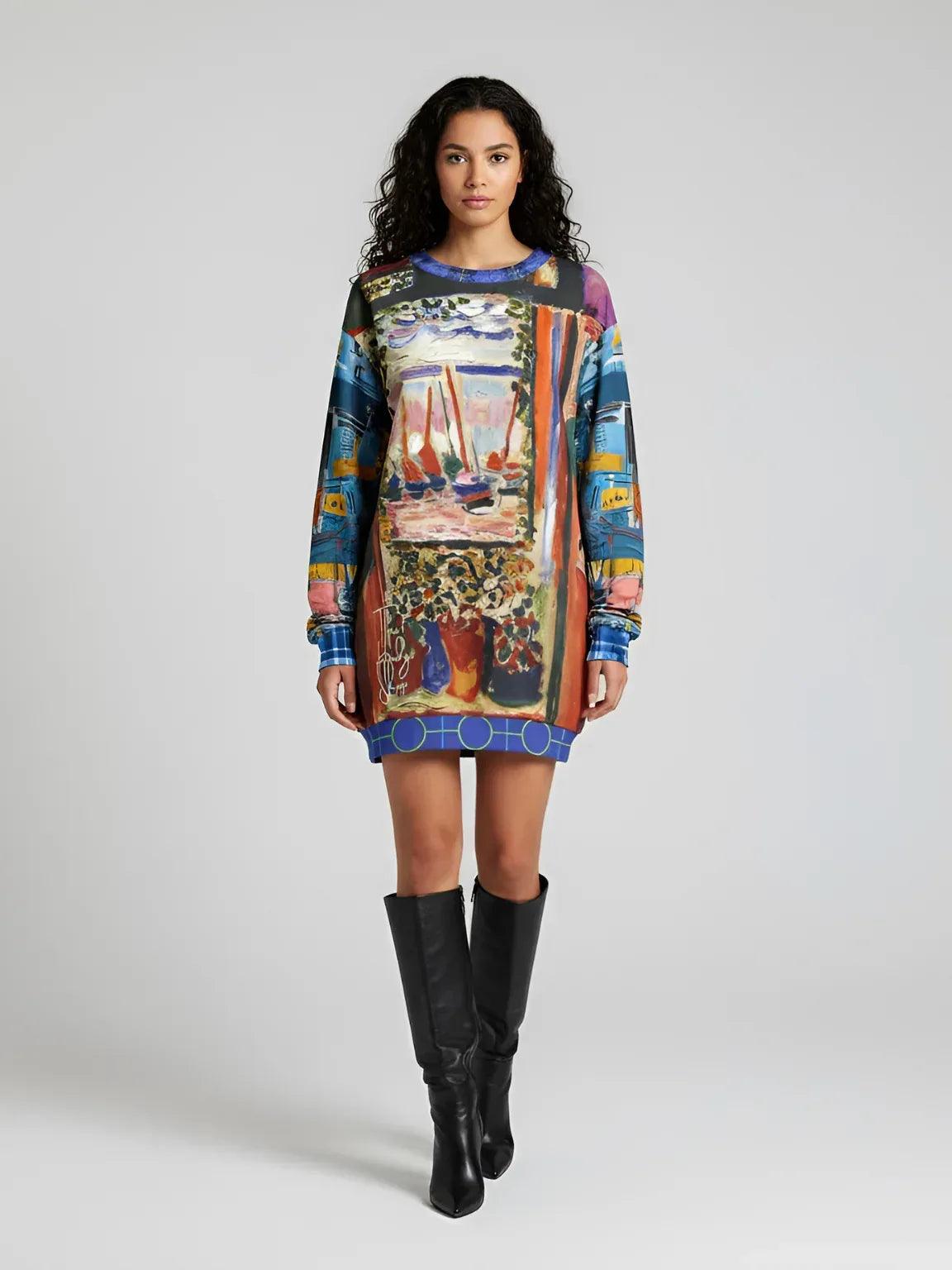 Open Window in Provence - Matisse - Unisex Sweatshirt (Gold Label)