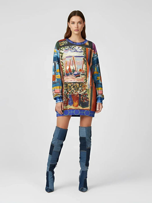 Open Window in Provence - Matisse - Unisex Sweatshirt (Gold Label)