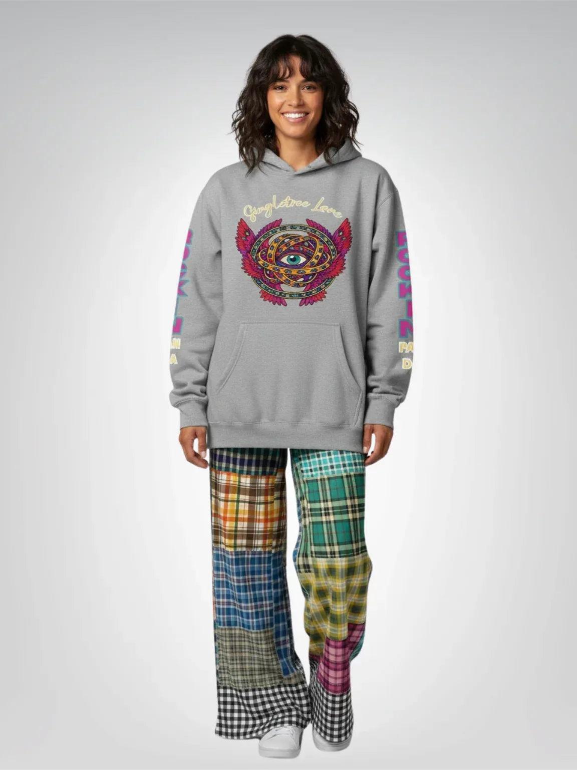 Ophanim - Send Me An Angel Pop Art Angel Heavyweight 3-End Fleece Unisex Hoodie