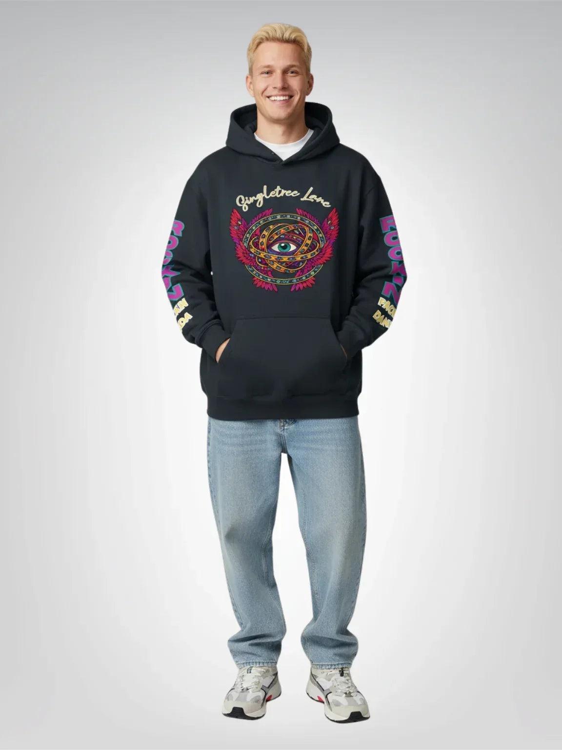 Ophanim - Send Me An Angel Pop Art Angel Heavyweight 3-End Fleece Unisex Hoodie