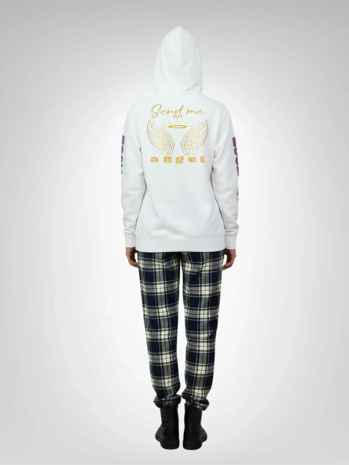 Ophanim - Send Me An Angel Pop Art Angel Heavyweight 3-End Fleece Unisex Hoodie